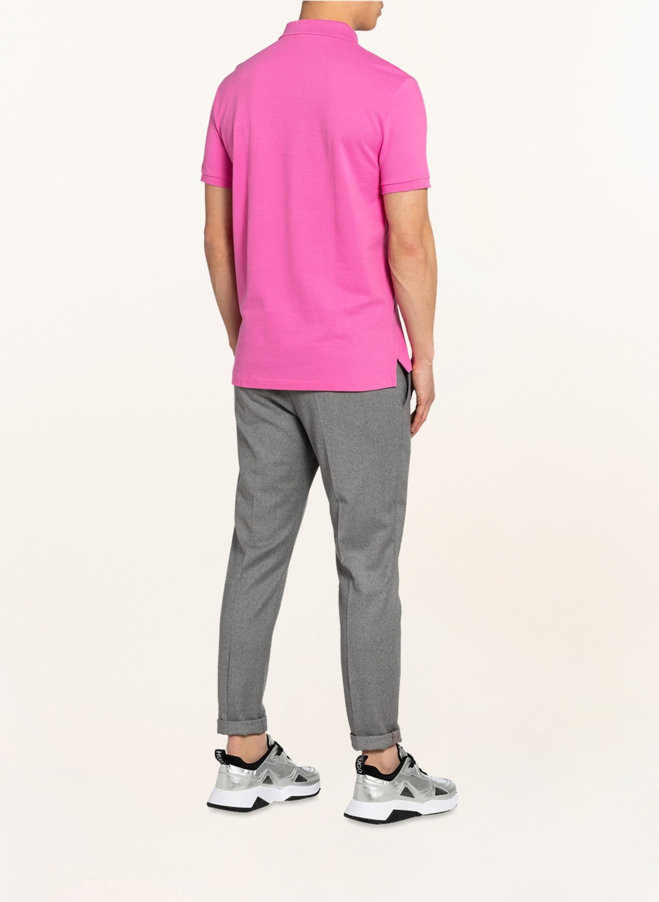 POLO RALPH LAUREN Piqué-Poloshirt Custom Slim Fit , Farbe: MAUI PINK (Bild 3)