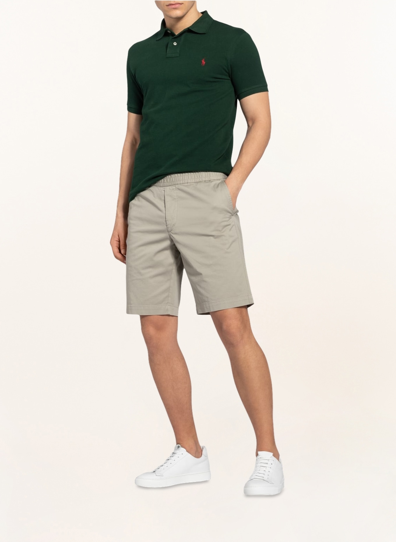 POLO RALPH LAUREN Piqué-Poloshirt Slim Fit, Farbe: DUNKELGRÜN (Bild 2)