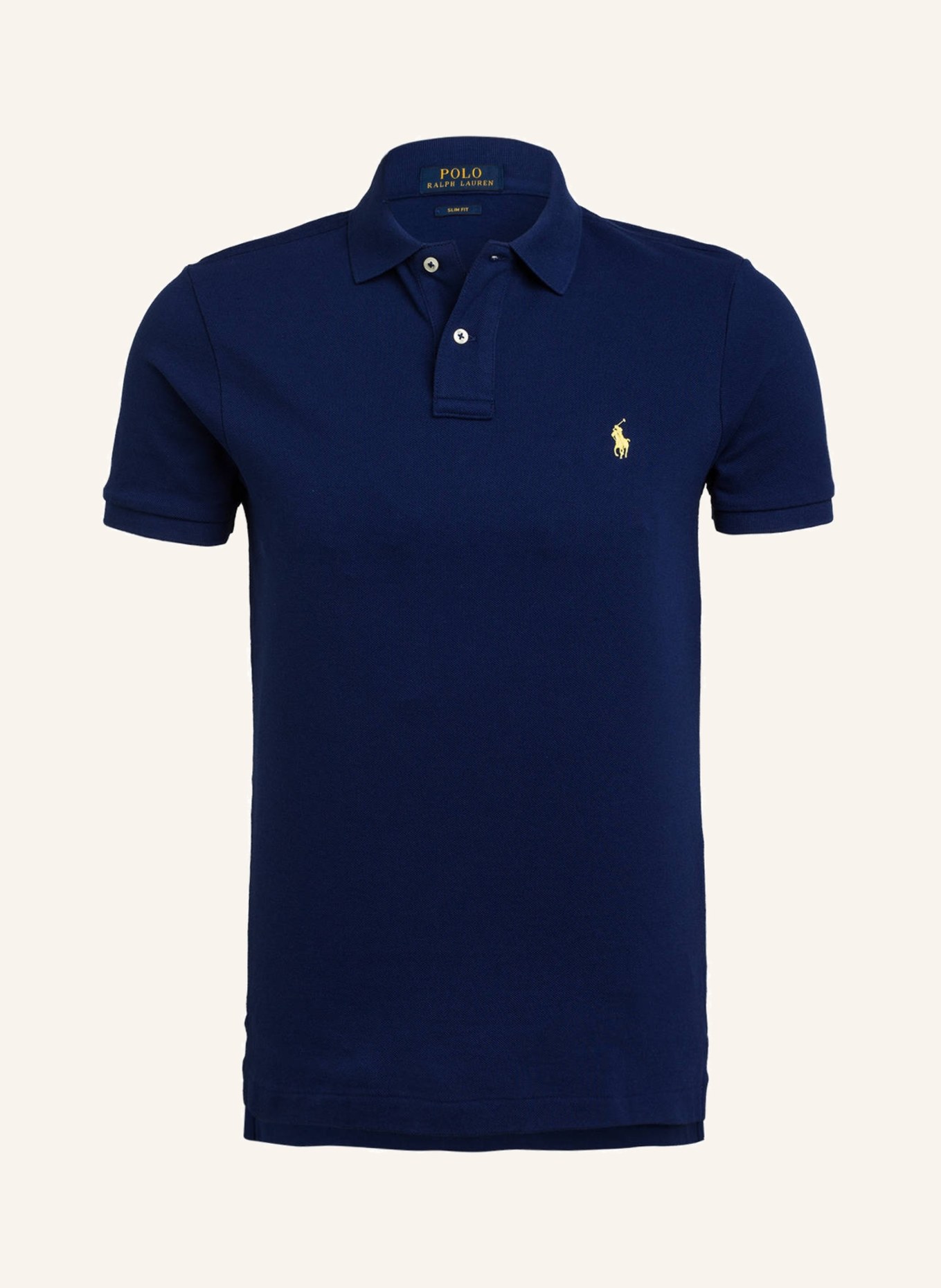 POLO RALPH LAUREN Piqué-Poloshirt Slim Fit, Farbe: DUNKELBLAU (Bild 1)