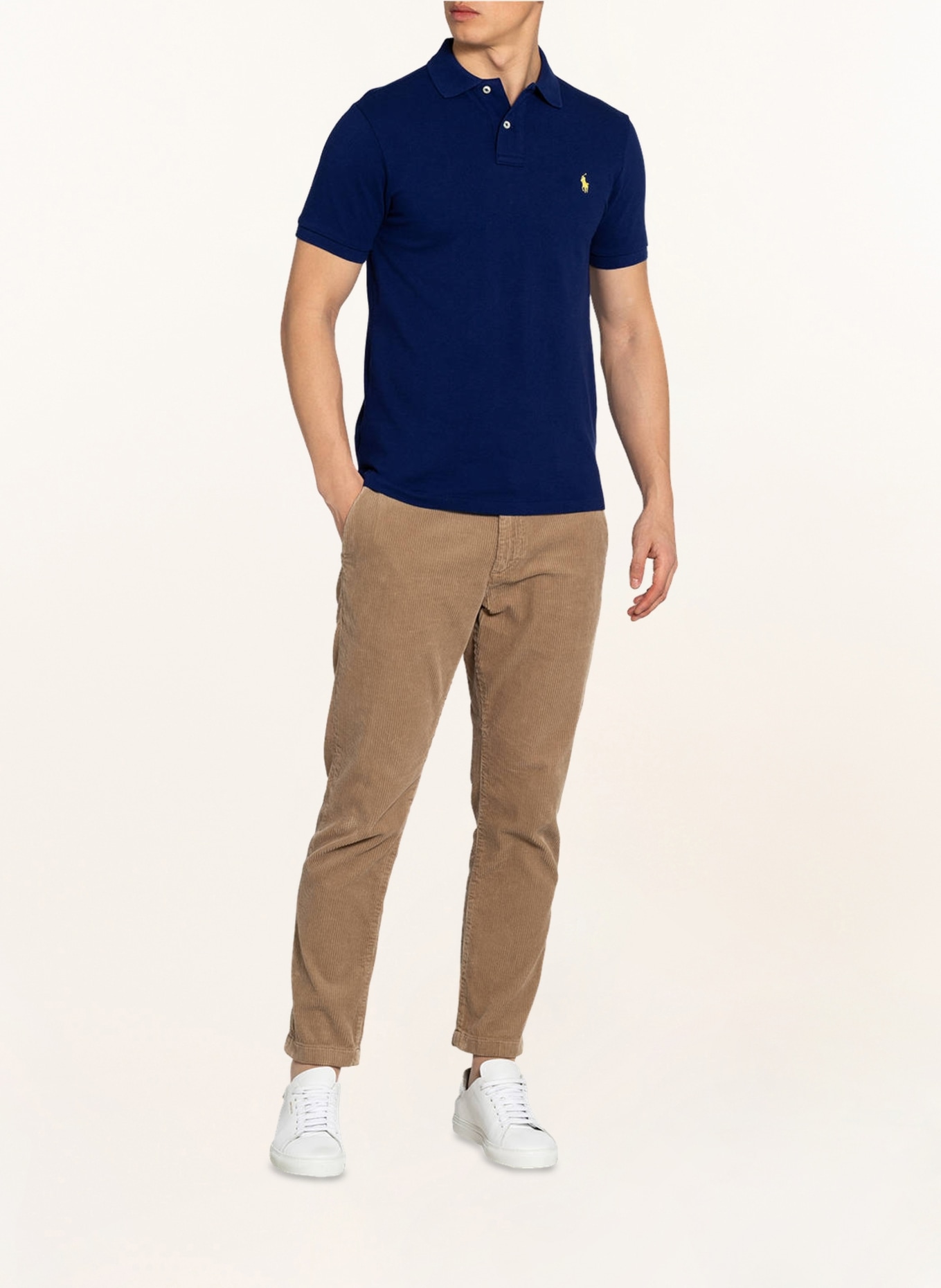 POLO RALPH LAUREN Piqué-Poloshirt Slim Fit, Farbe: DUNKELBLAU (Bild 2)