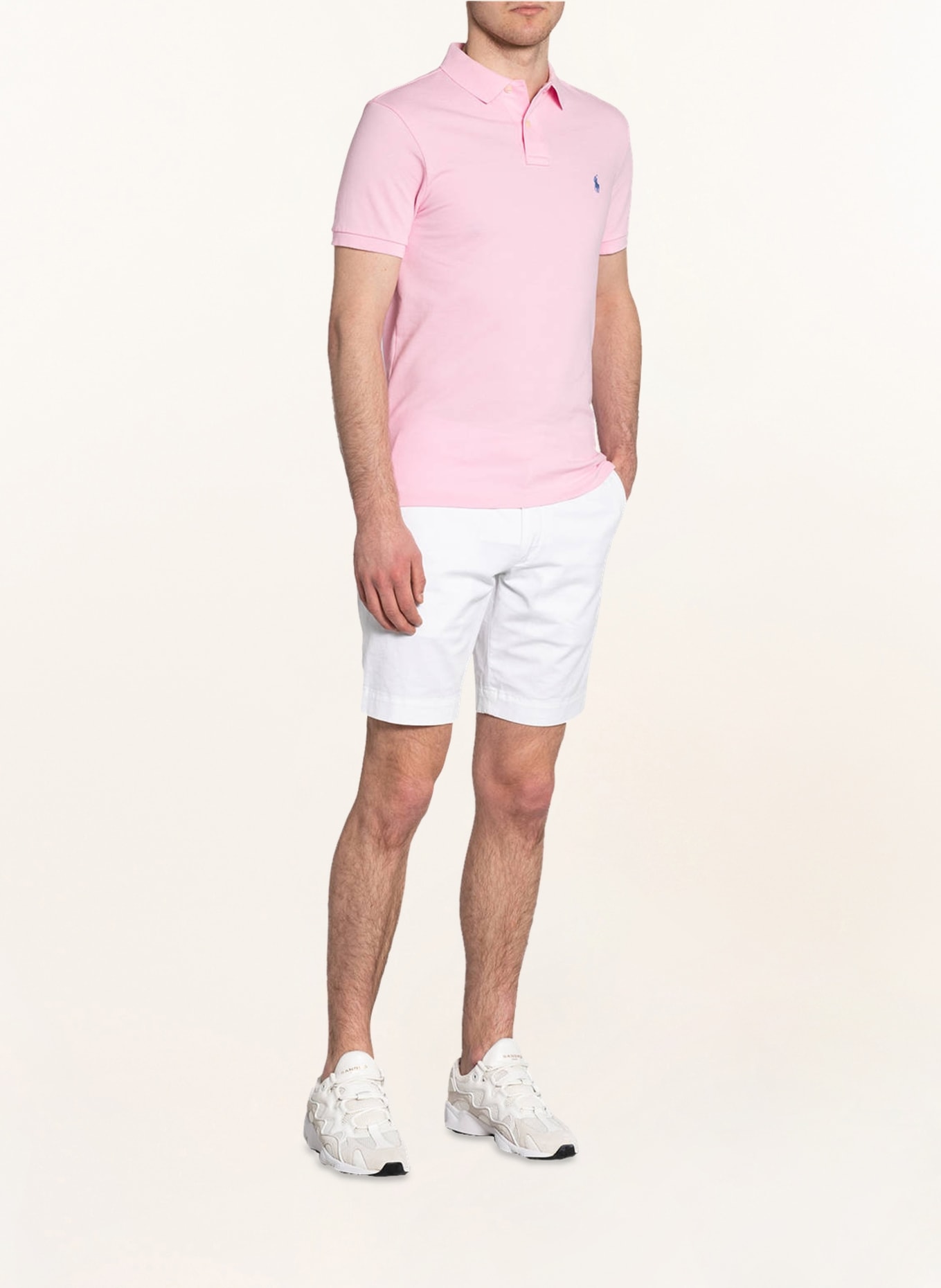 POLO RALPH LAUREN Piqué-Poloshirt Slim Fit, Farbe: ROSA (Bild 2)