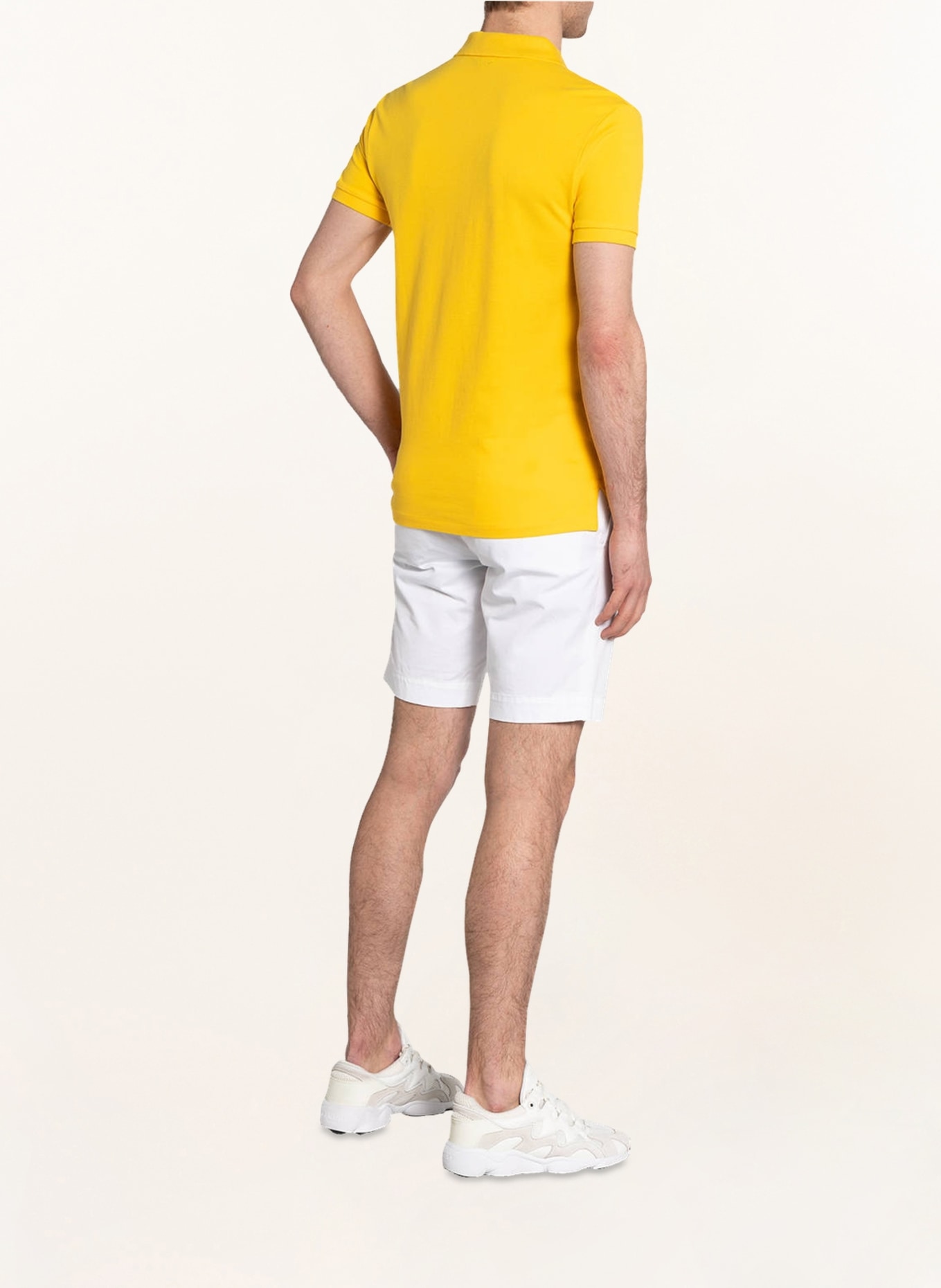 POLO RALPH LAUREN Piqué-Poloshirt Slim Fit, Farbe: GELB (Bild 3)