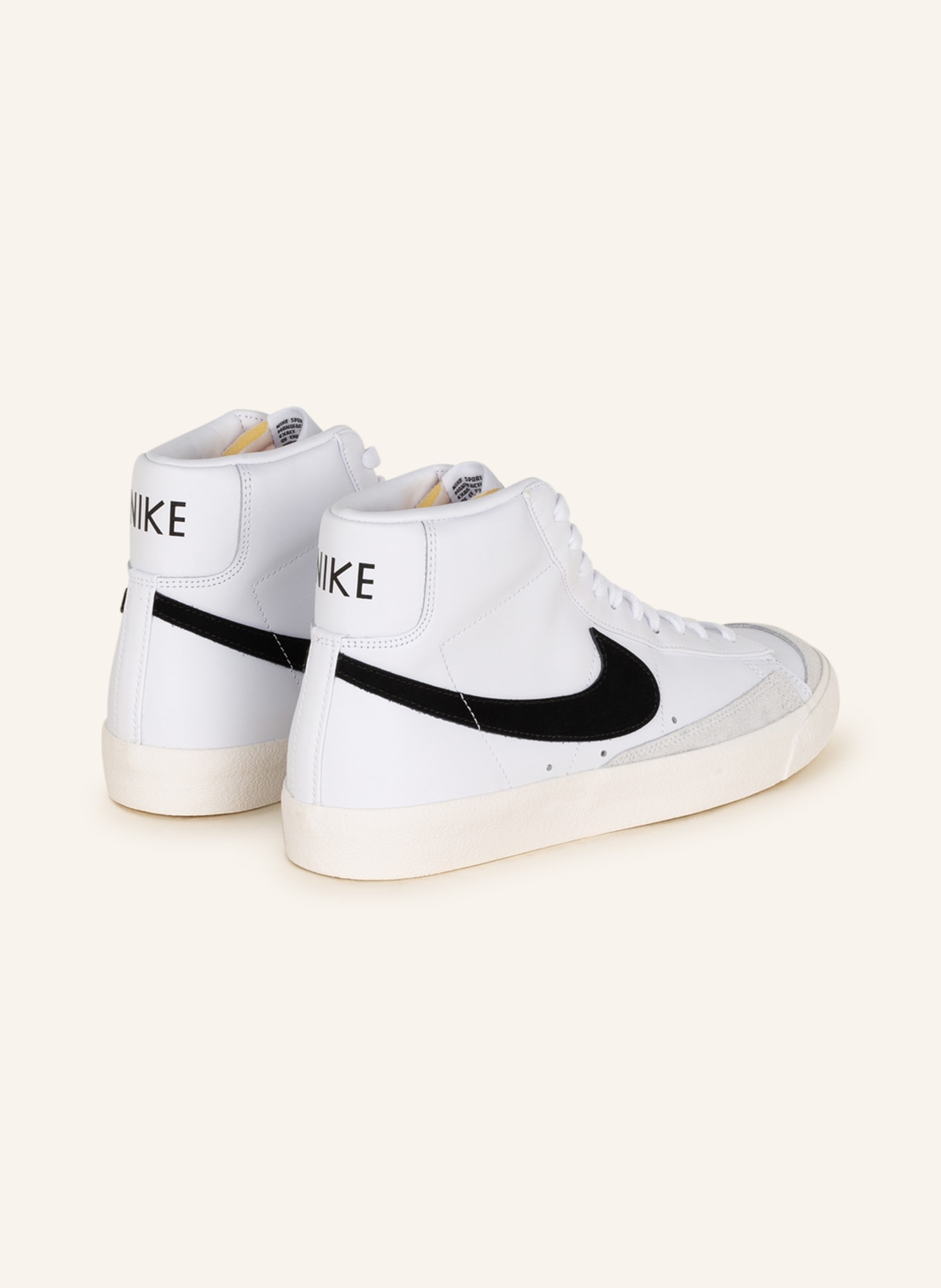 Nike High-top sneakers BLAZER MID '77, Color: WHITE/ BLACK (Image 2)