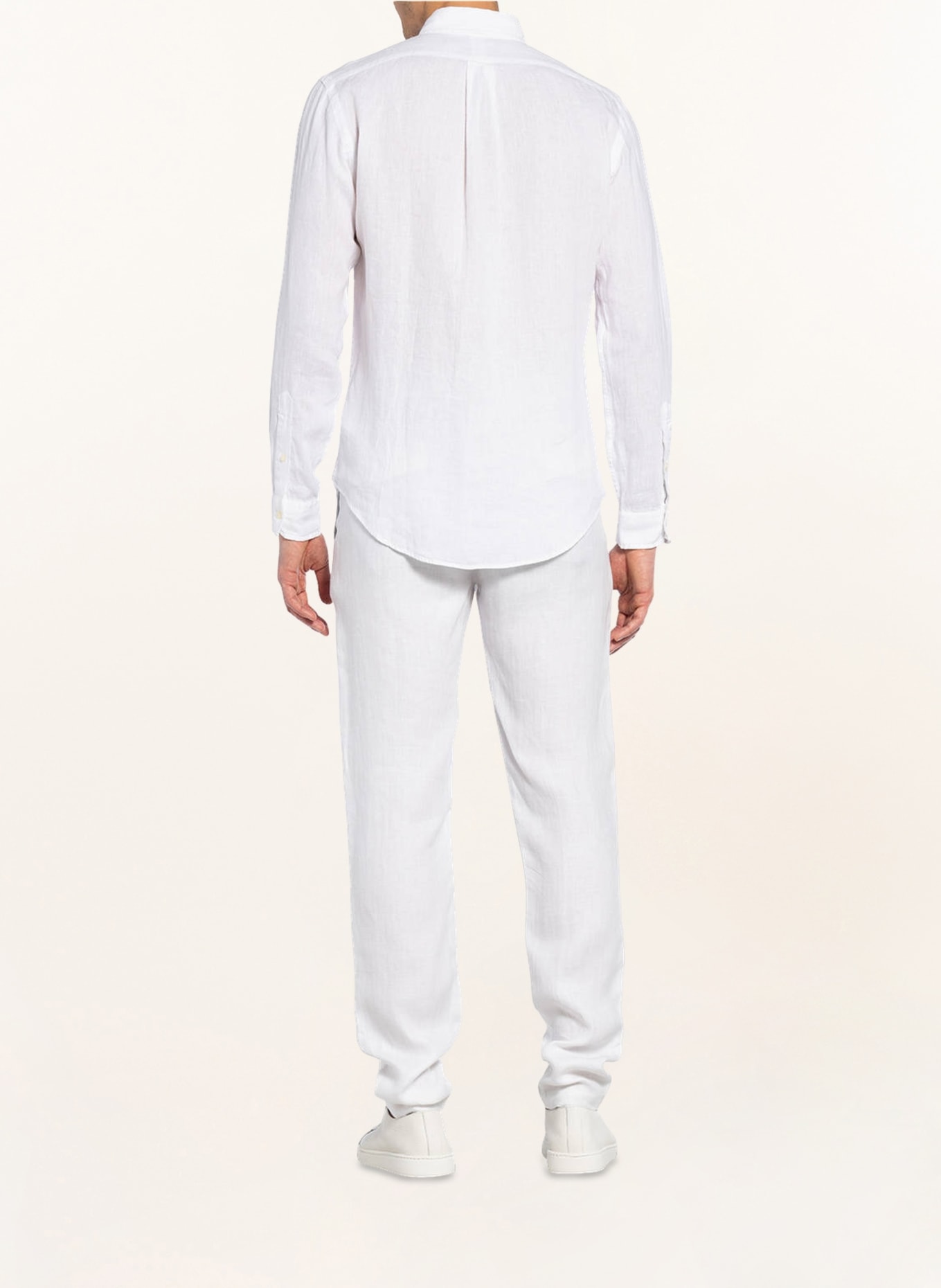 POLO RALPH LAUREN Linen shirt Custom Fit, Color: WHITE (Image 3)