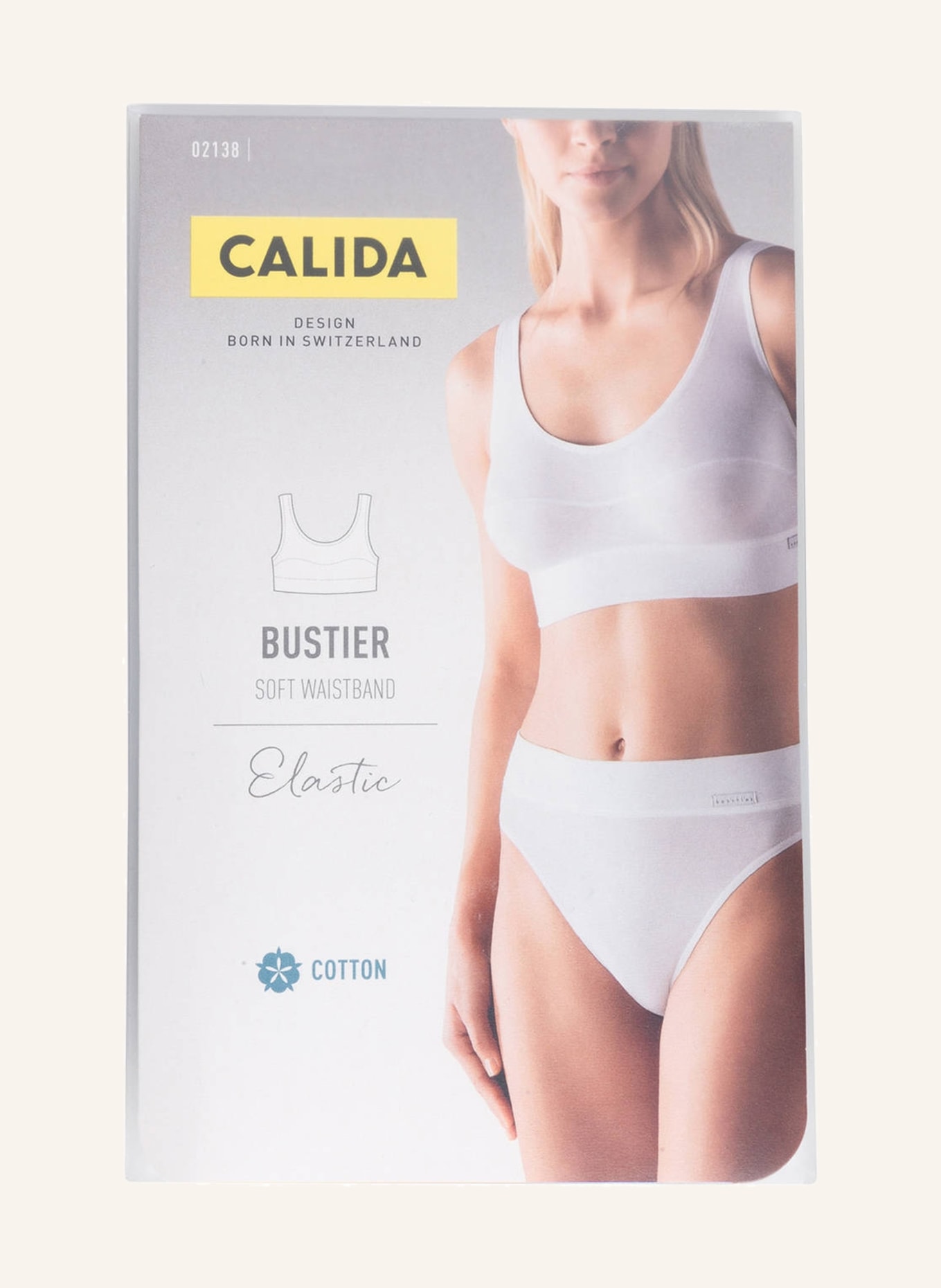CALIDA Bralette ELASTIC, Color: WHITE (Image 5)