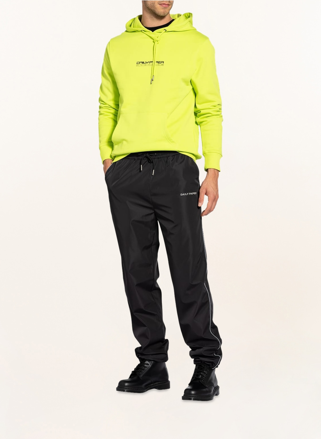 DAILY PAPER Pants in jogger style regular fit, Color: BLACK (Image 2)