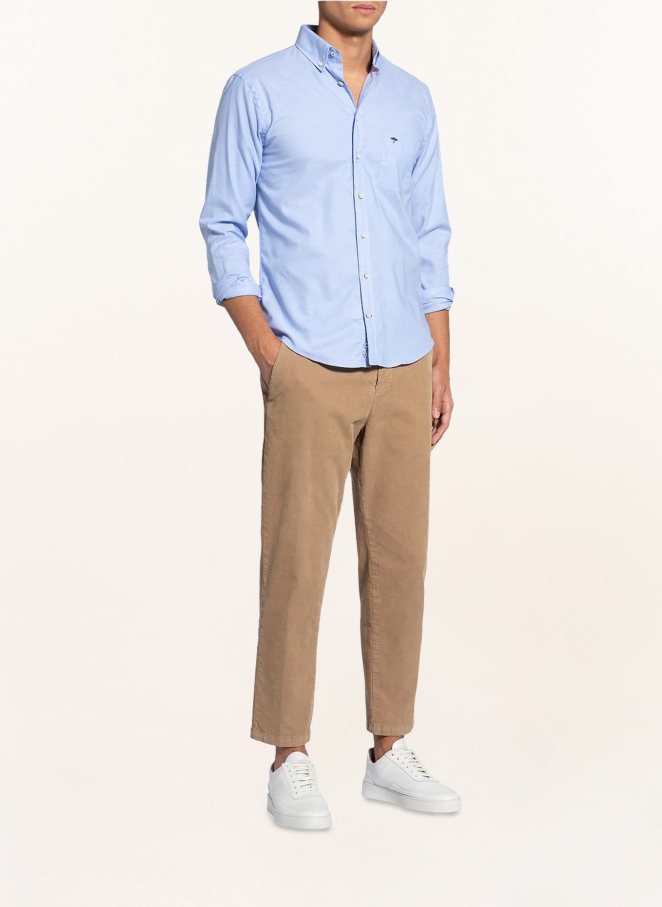 casual in Shirt FYNCH-HATTON blue fit light