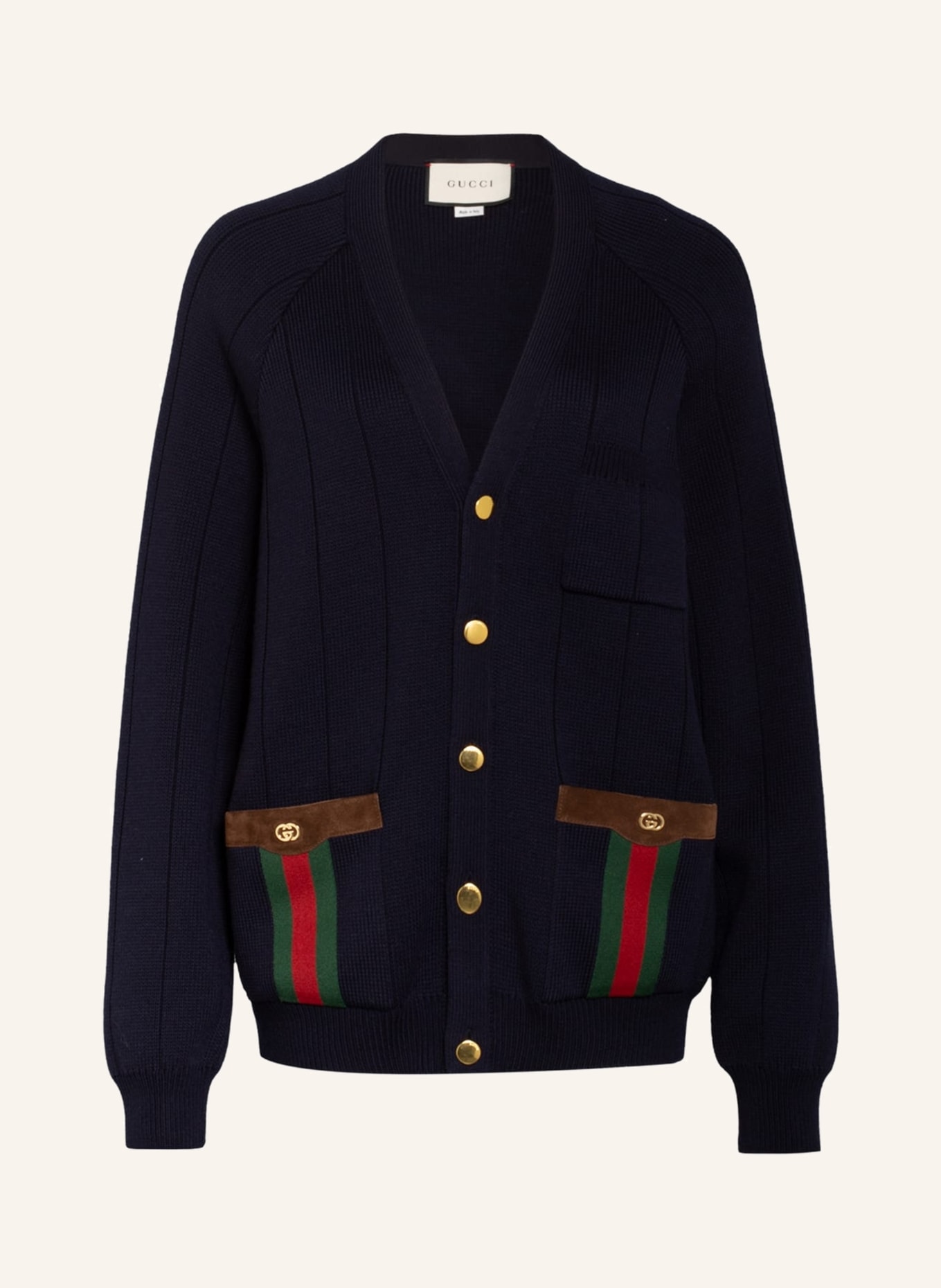 Gucci hotsell blue cardigan