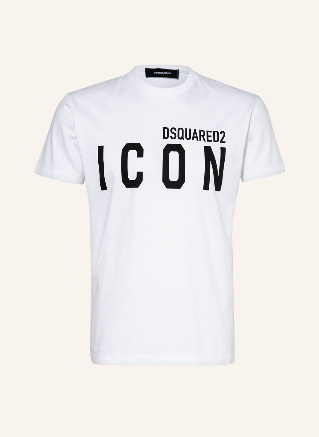 DSQUARED2 T-Shirt ICON, Farbe: WEISS/ SCHWARZ (Bild 1)