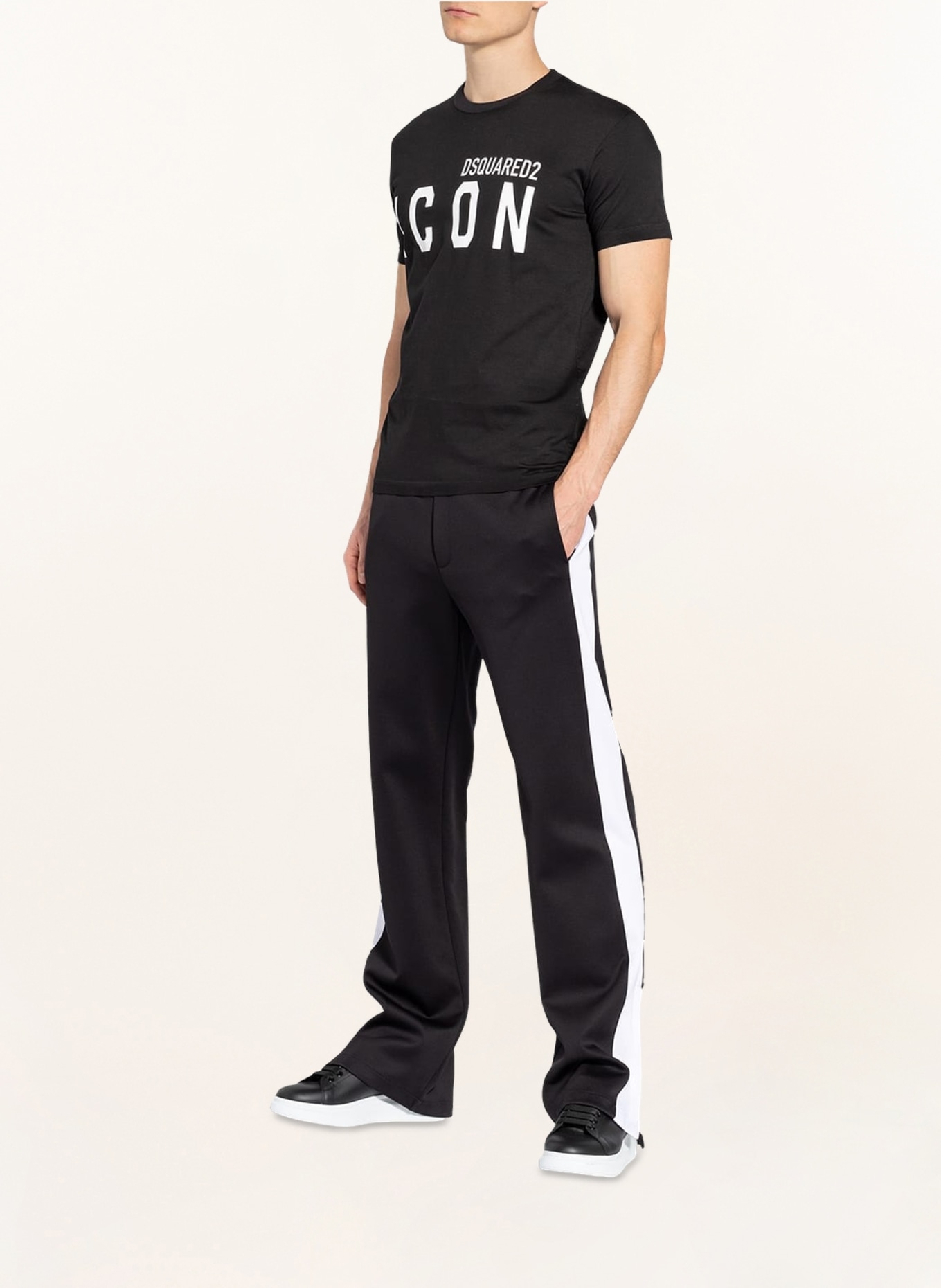DSQUARED2 T-Shirt ICON, Farbe: SCHWARZ/ WEISS (Bild 2)