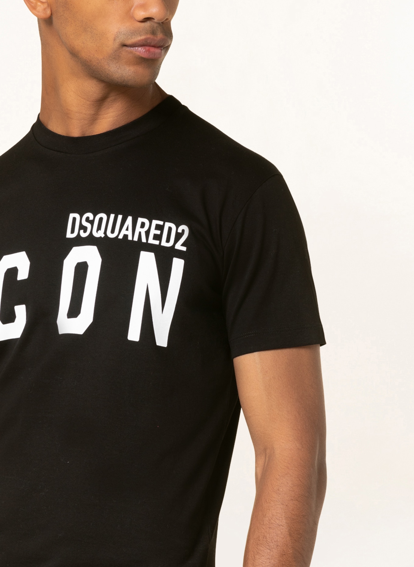 DSQUARED2 T-Shirt ICON, Farbe: SCHWARZ/ WEISS (Bild 4)