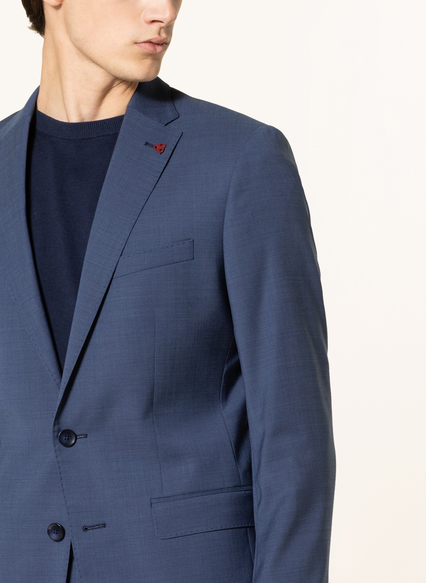 Roy Robson Suit jacket slim fit, Color: A450 LIGHT/PASTEL BLUE (Image 5)