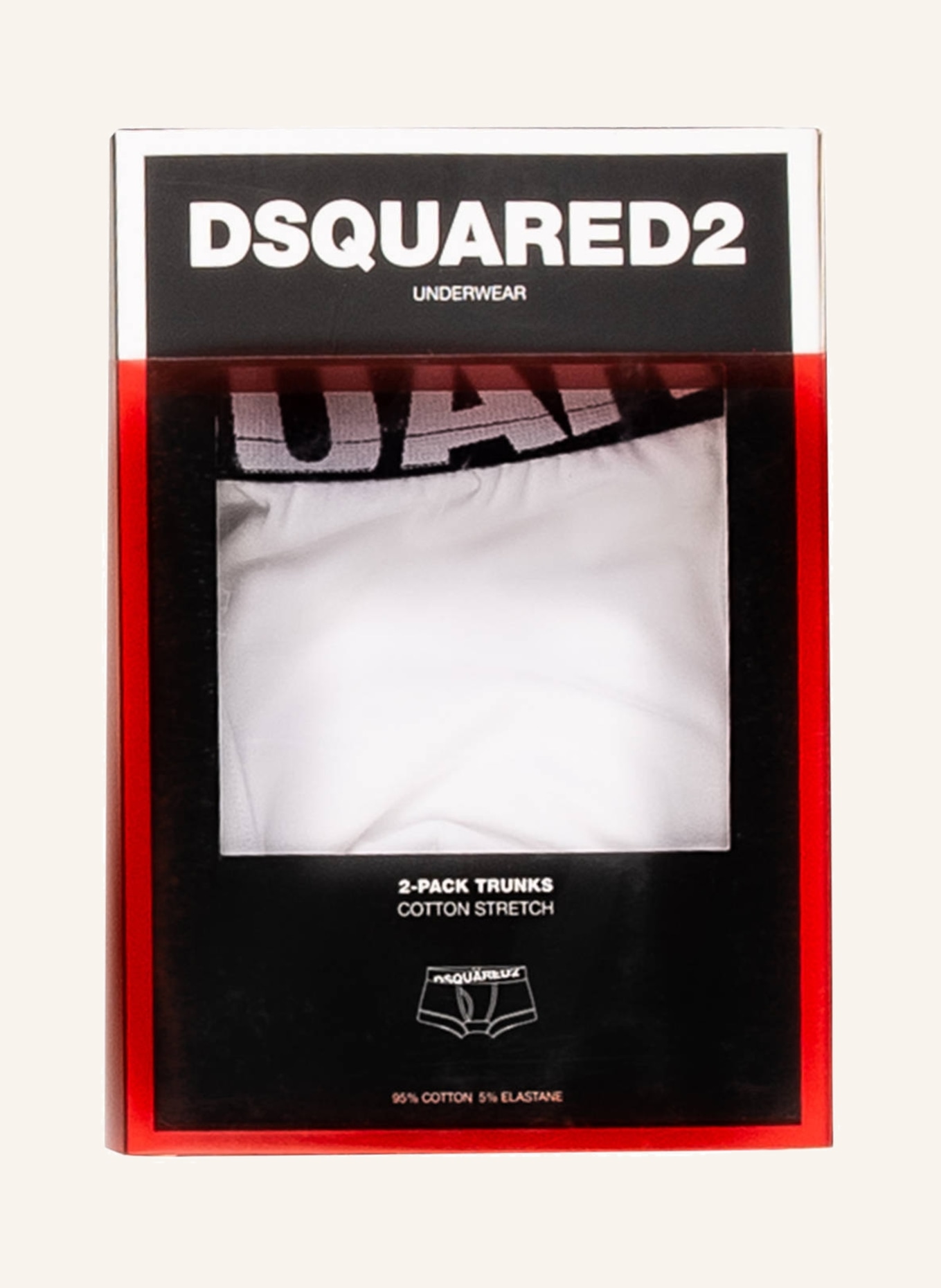 DSQUARED2 2er-Pack Boxershorts , Farbe: WEISS (Bild 3)