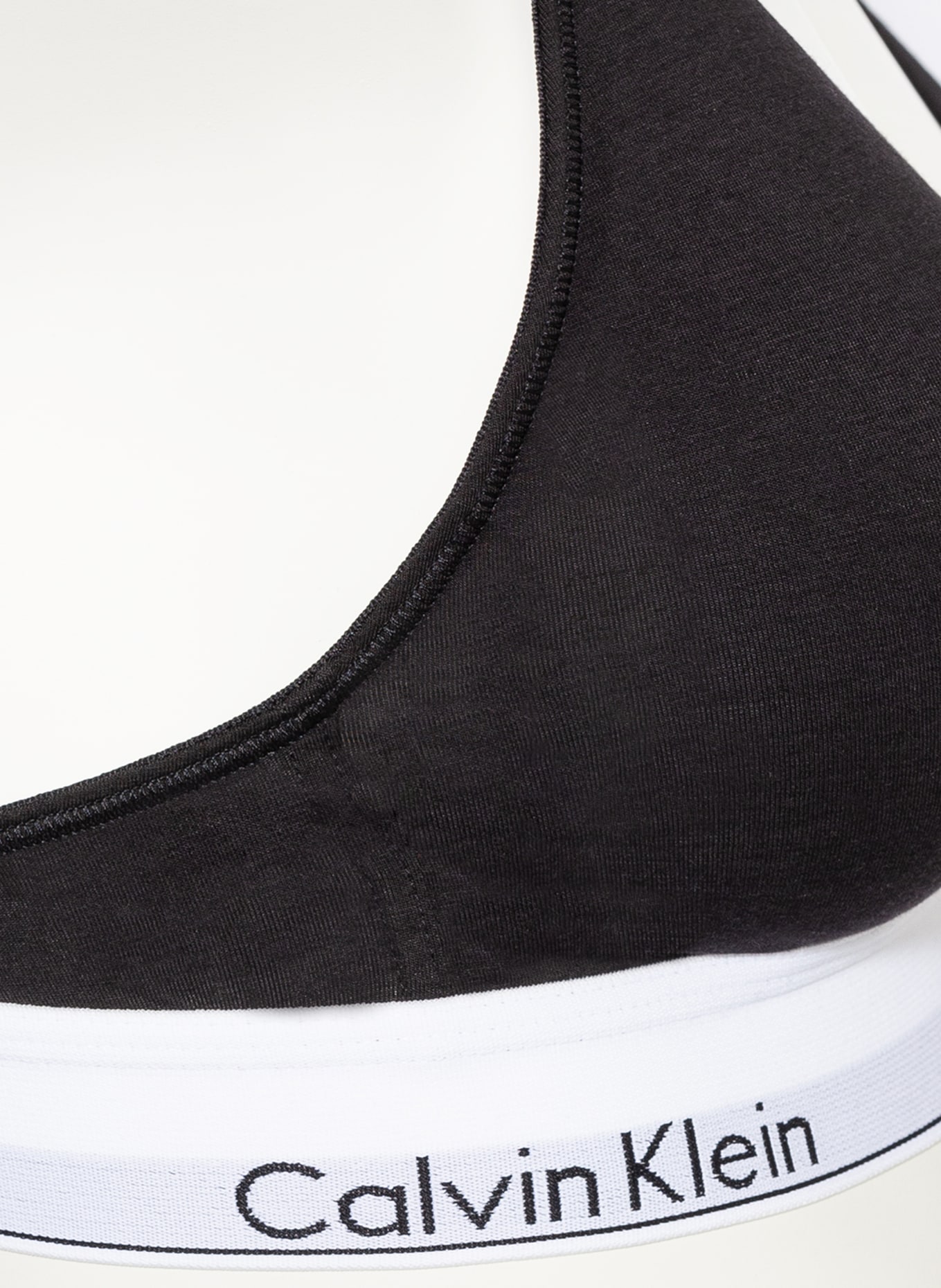 Calvin Klein Triangle bra MODERN COTTON , Color: BLACK (Image 5)