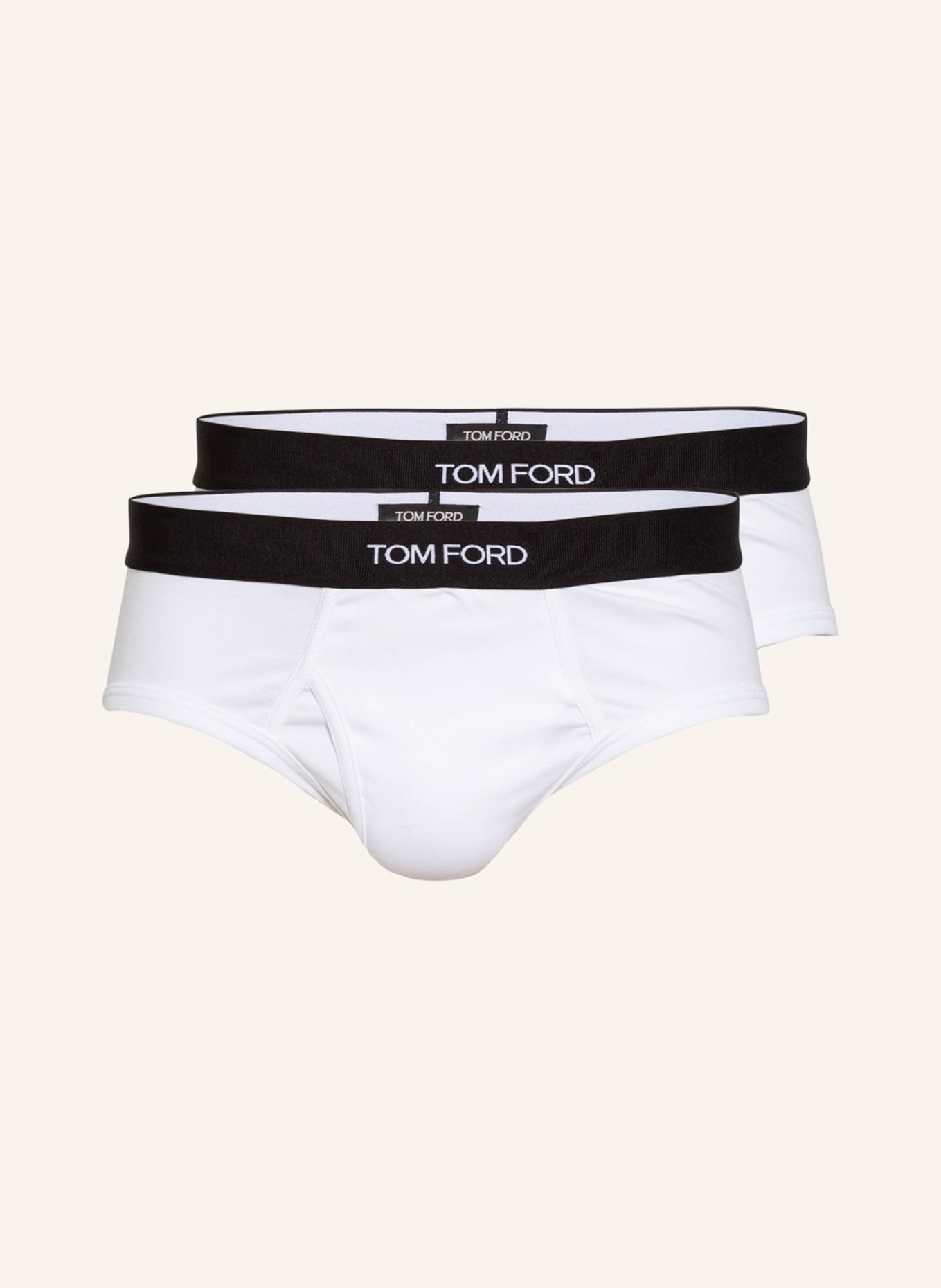 TOM FORD 2-pack briefs, Color: WHITE (Image 1)