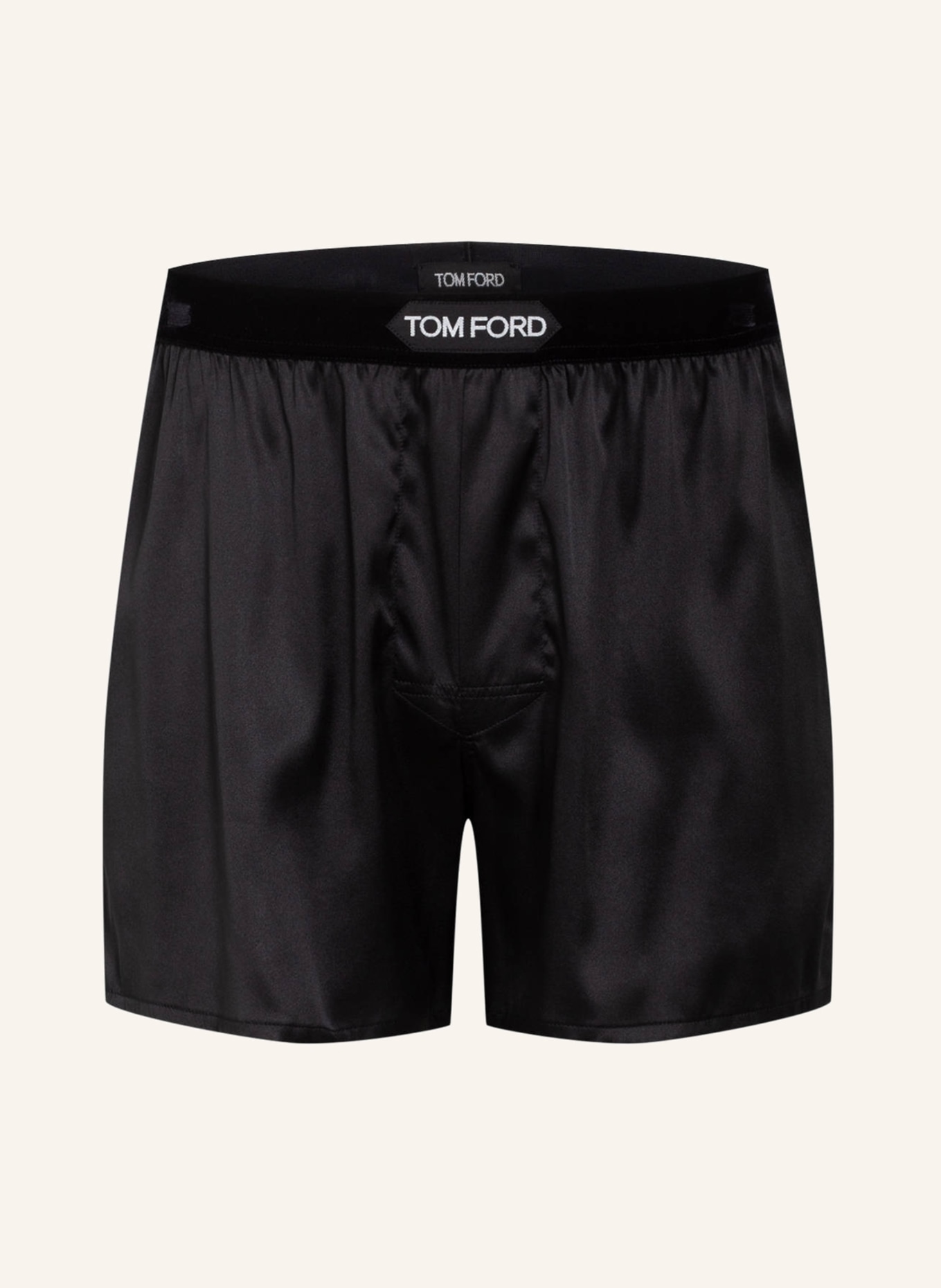TOM FORD Boxer shorts in silk , Color: BLACK (Image 1)