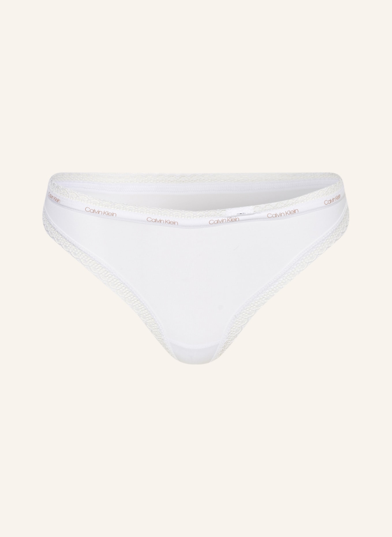 Calvin Klein Thong BOTTOMS UP, Color: WHITE (Image 1)
