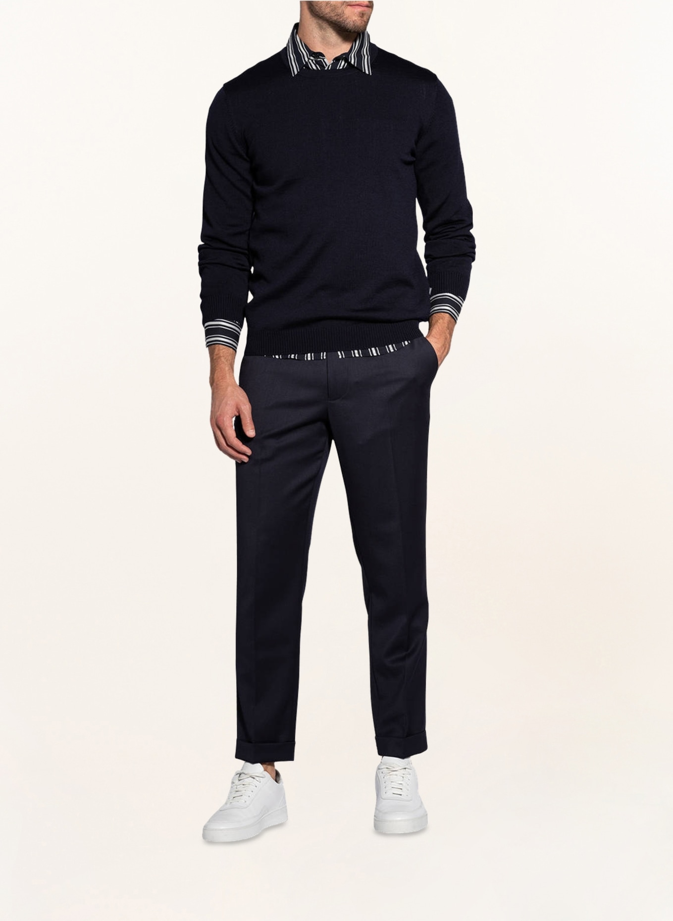 MAERZ MUENCHEN Pullover: DUNKELBLAU