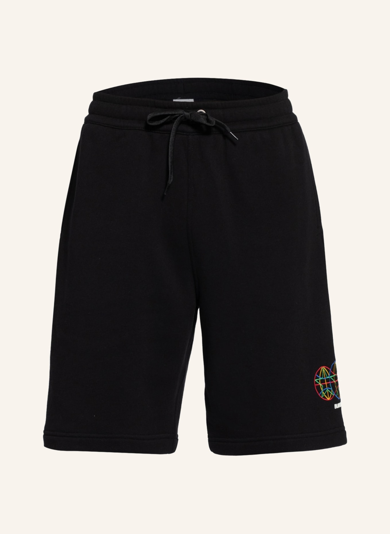 BURBERRY Sweat shorts TRENT, Color: BLACK (Image 1)