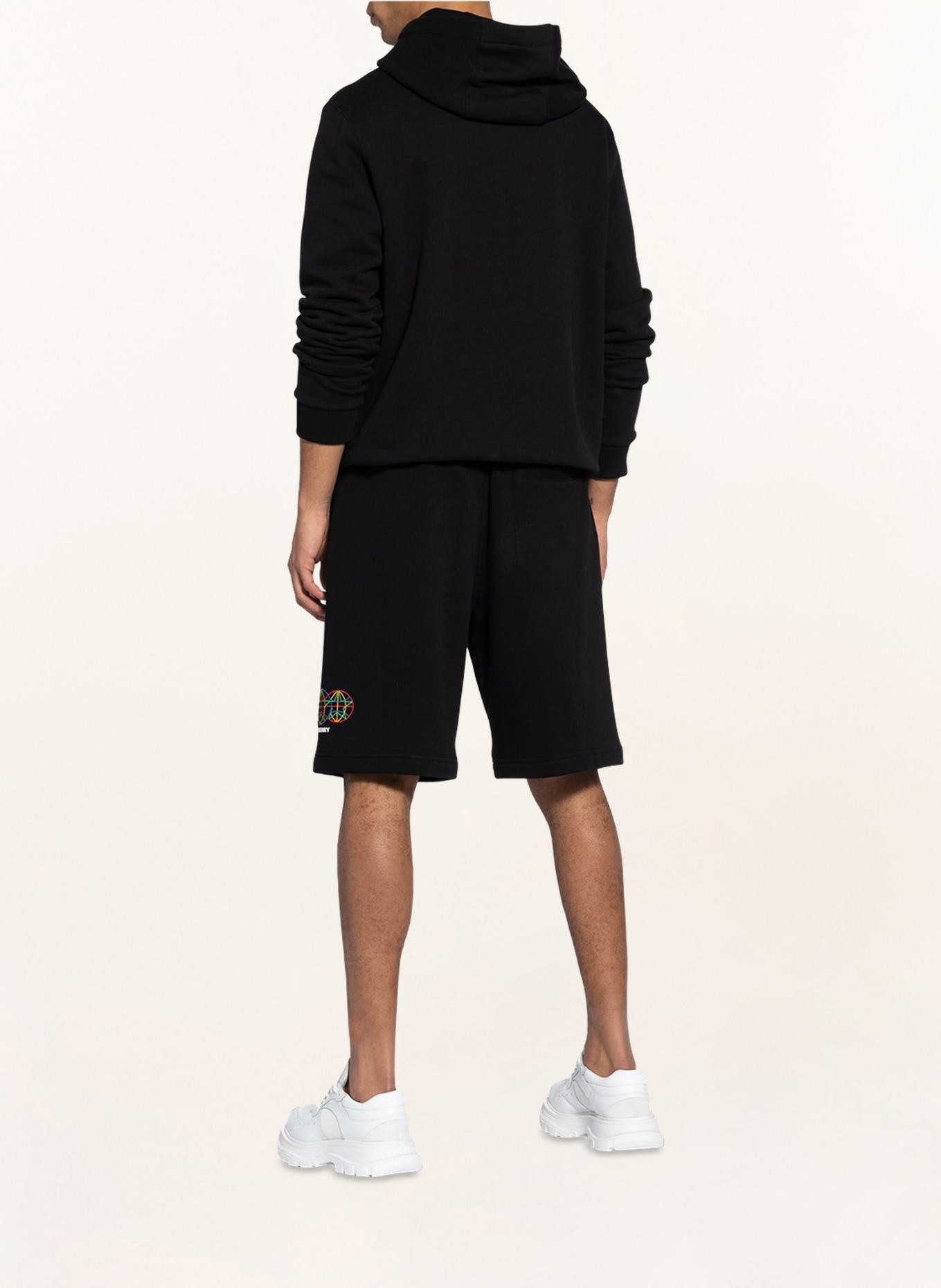 BURBERRY Sweat shorts TRENT, Color: BLACK (Image 3)