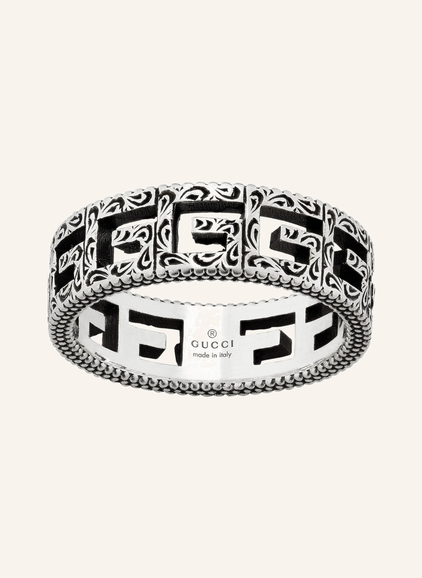 GUCCI Ring G CUBE, Color: SILVER (Image 1)