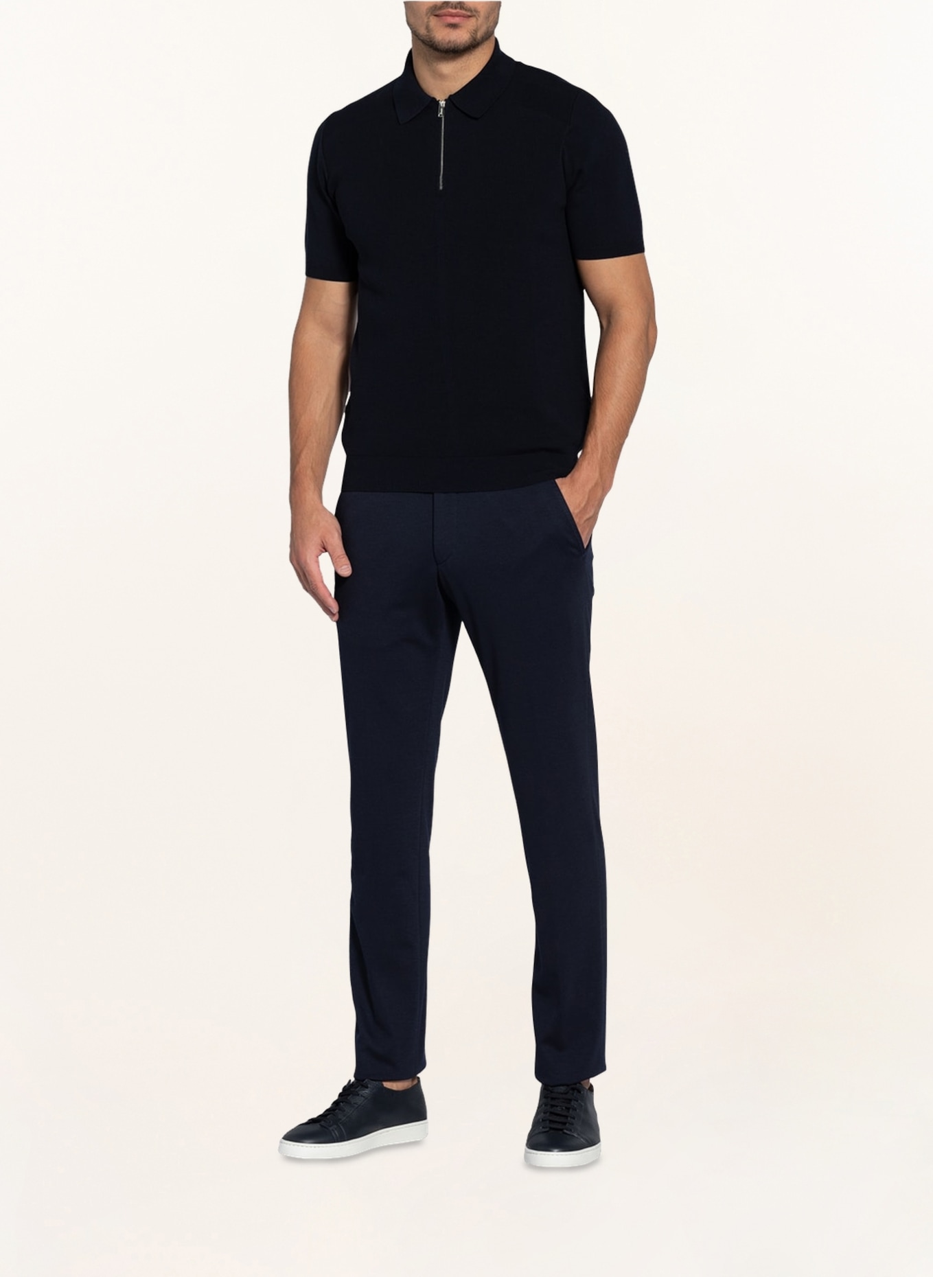 DIGEL Oblekové kalhoty SERGIO Modern Fit z žerzejového materiálu, Barva: 20 BLAU (Obrázek 3)