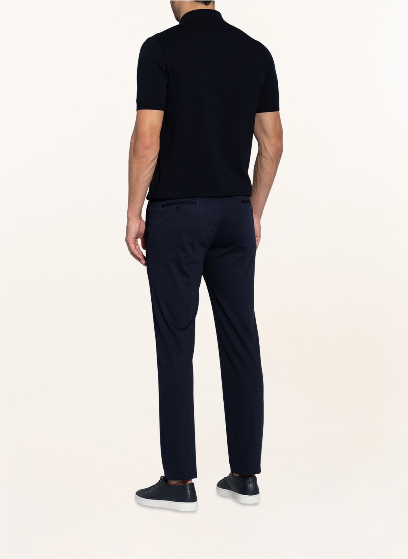 DIGEL Oblekové kalhoty SERGIO Modern Fit z žerzejového materiálu, Barva: 20 BLAU (Obrázek 4)