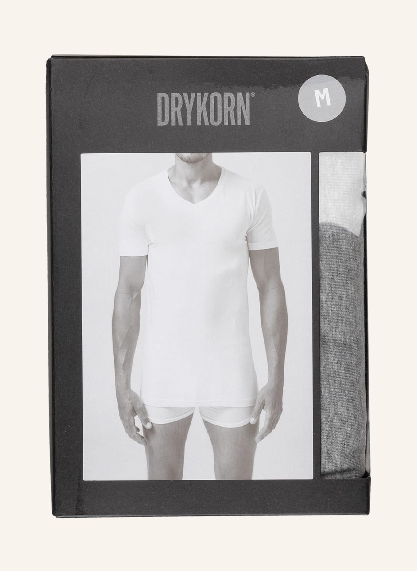 DRYKORN 2er-Pack V-Shirts CARIS , Farbe: GRAU (Bild 2)