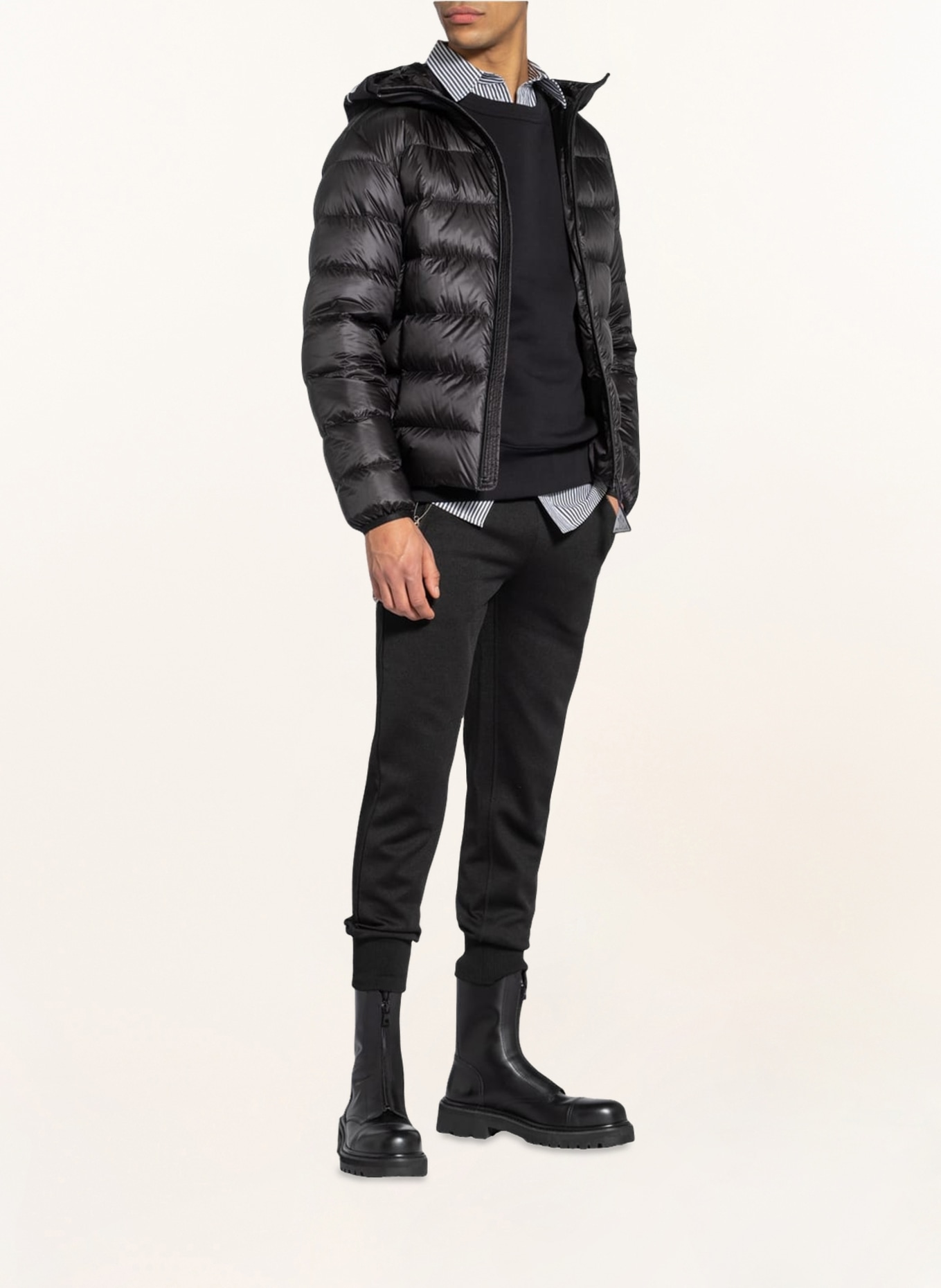 MONCLER Down jacket PROVINS, Color: BLACK (Image 2)