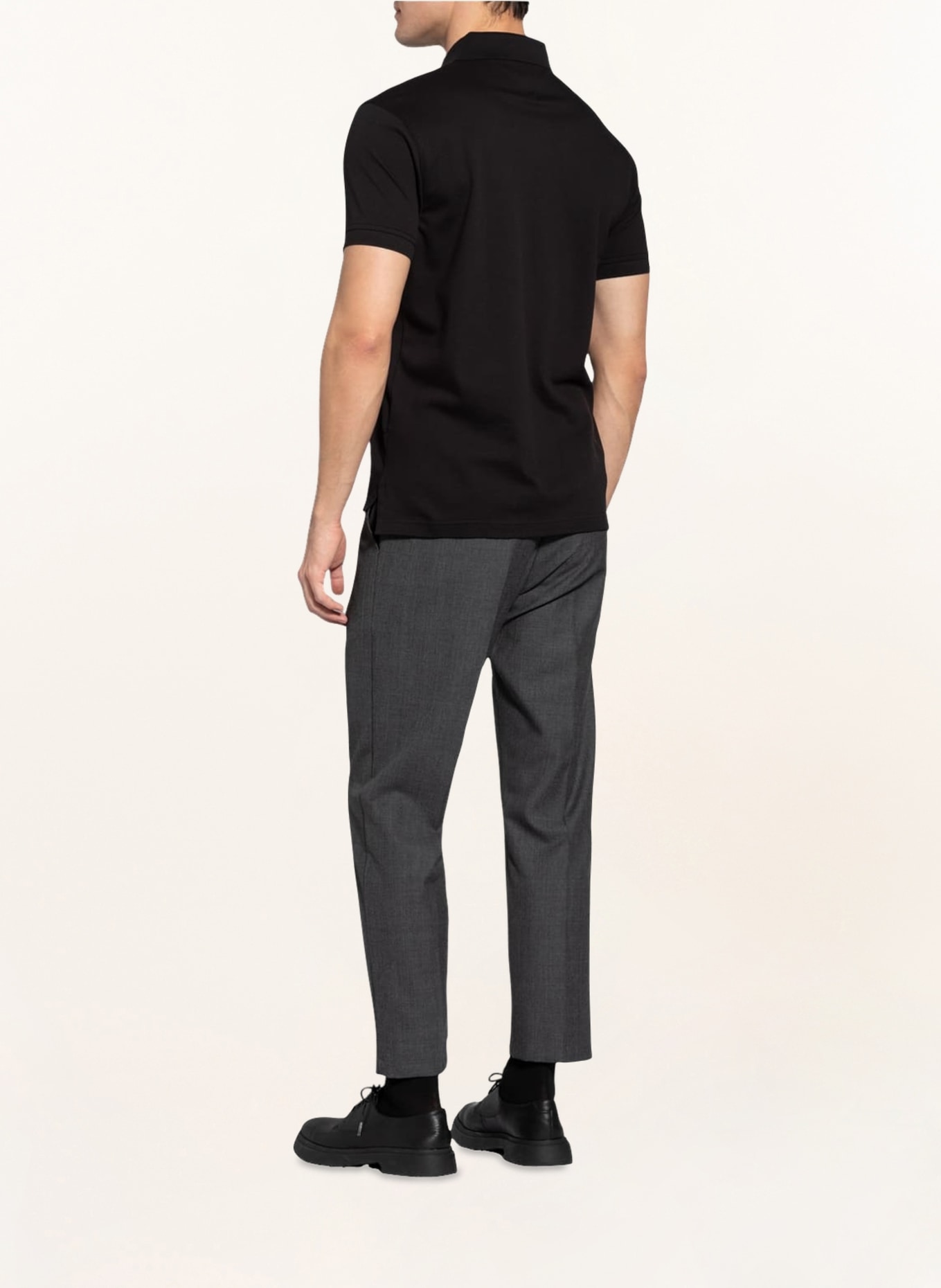 TOMMY HILFIGER Piqué-Poloshirt Regular Fit: SCHWARZ