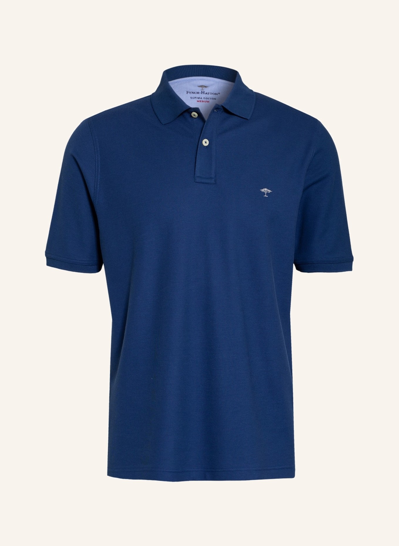 FYNCH-HATTON Piqué-Poloshirt, Farbe: BLAU (Bild 1)