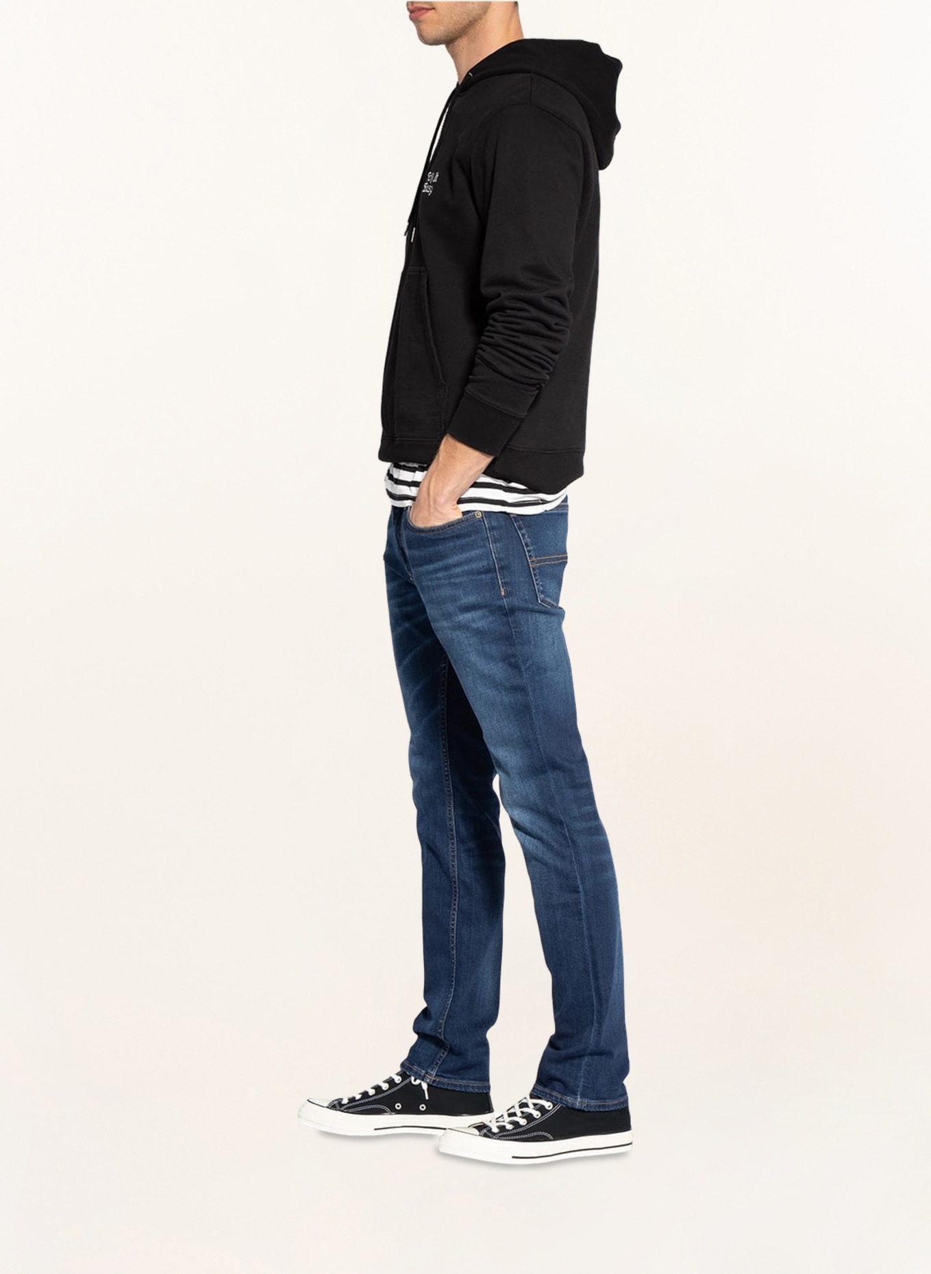 [Erstklassige Qualität garantiert!] TOMMY JEANS Jeans SCANTON slim 1bk fit in stretch blue dark aspen