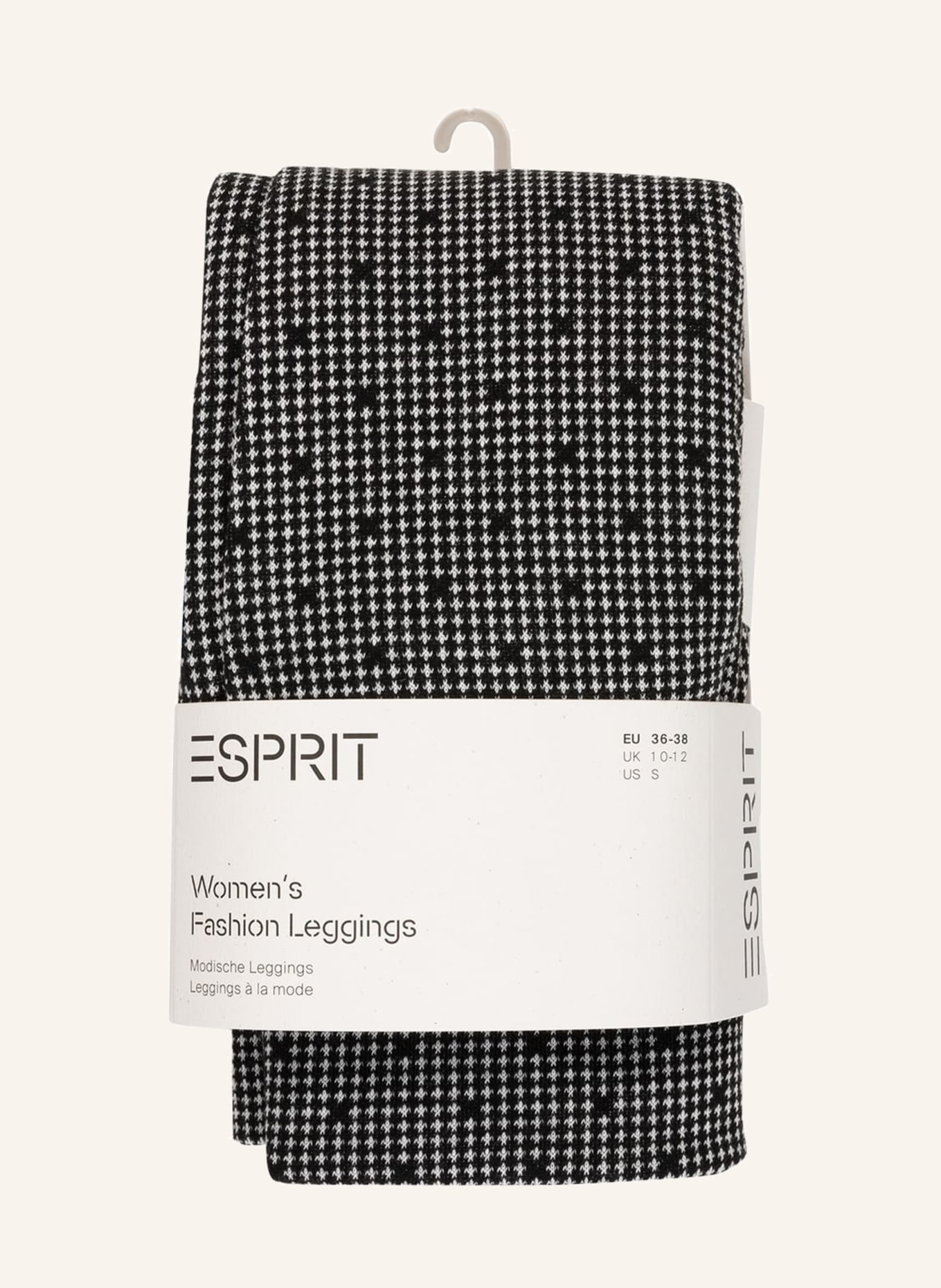 ESPRIT Leggings, Farbe: SCHWARZ/ WEISS (Bild 2)