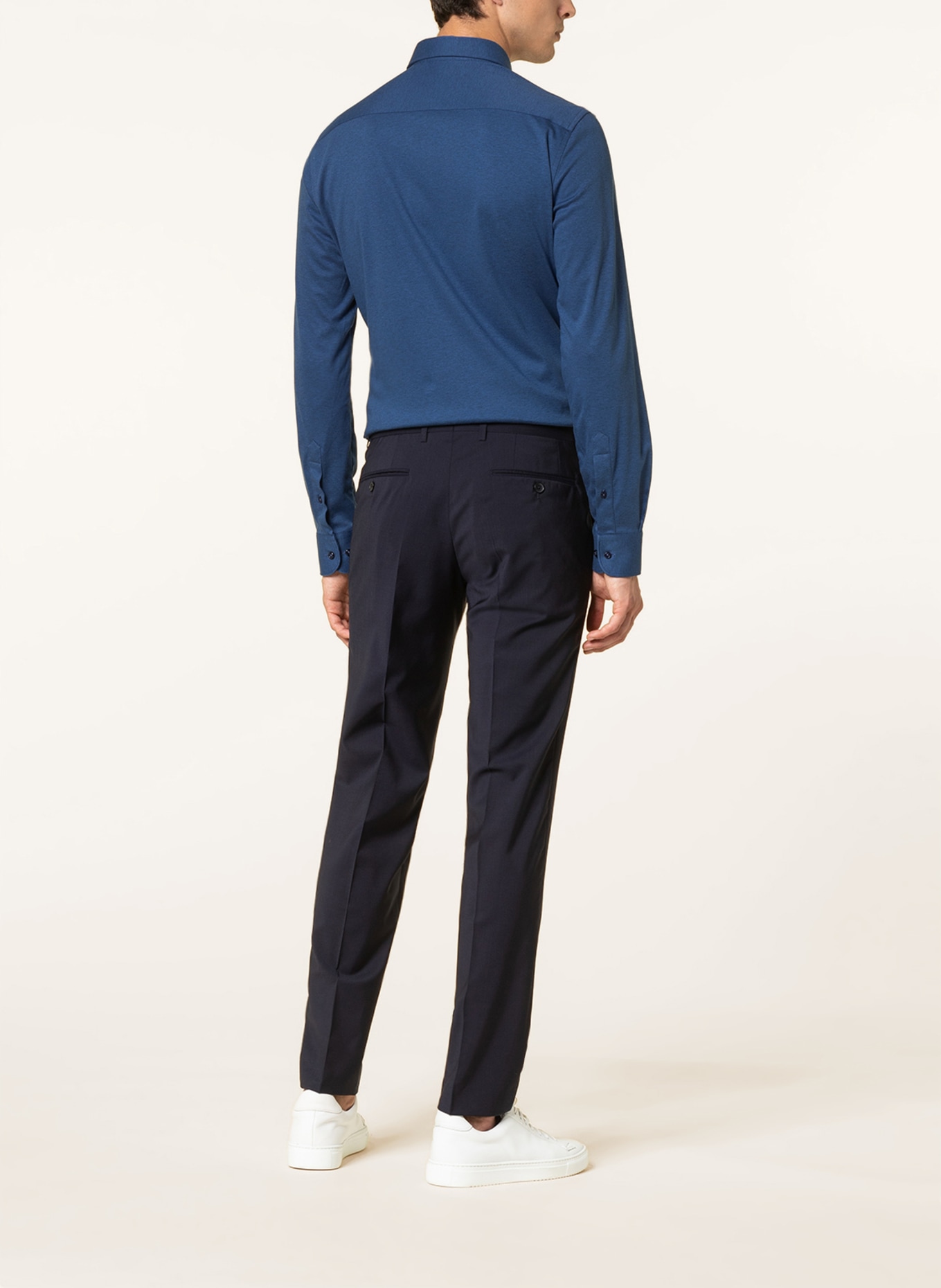 ETERNA 1863 Jersey shirt slim fit, Color: BLUE (Image 3)