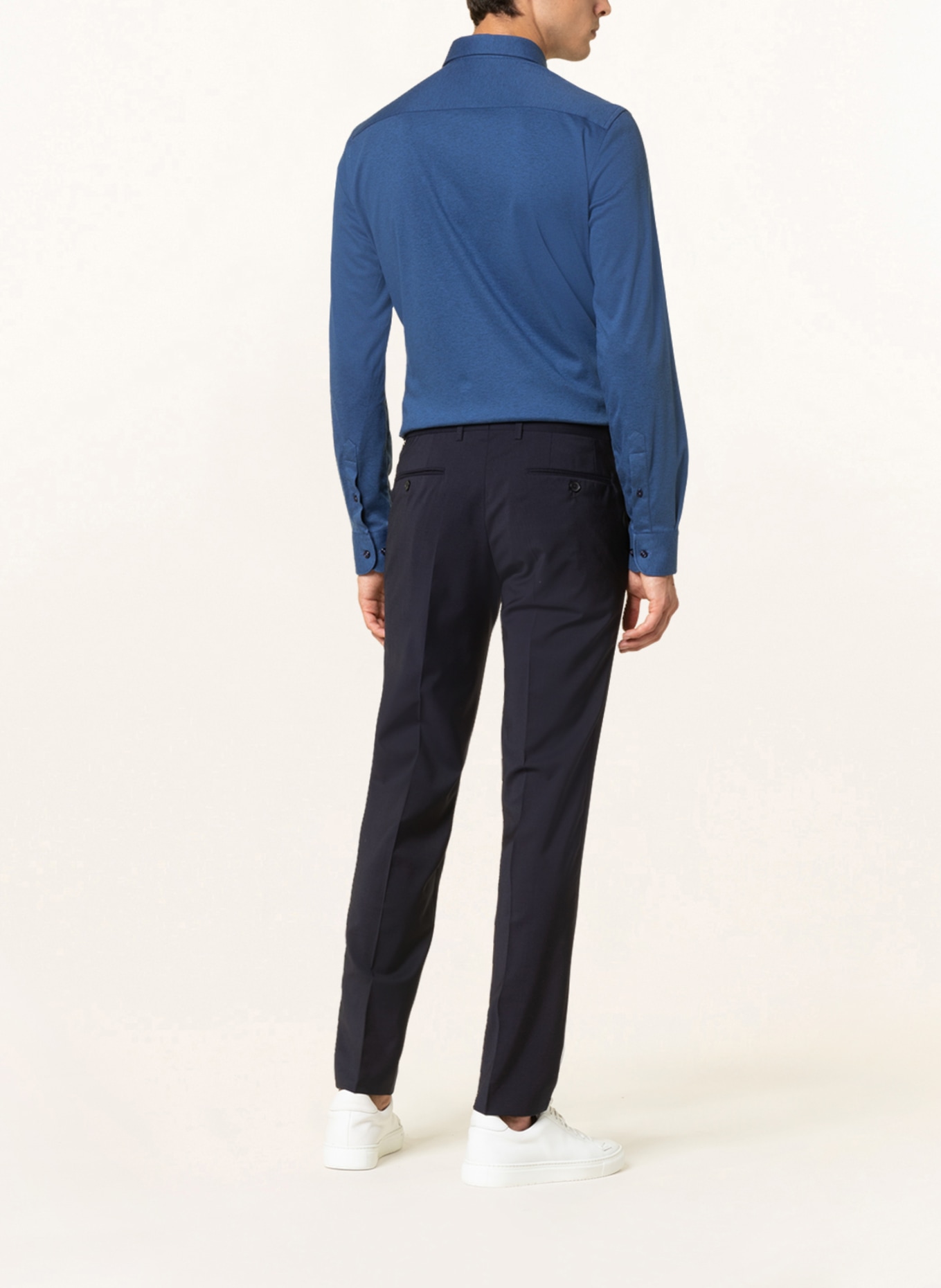ETERNA 1863 Jersey shirt slim fit, Color: BLUE (Image 4)
