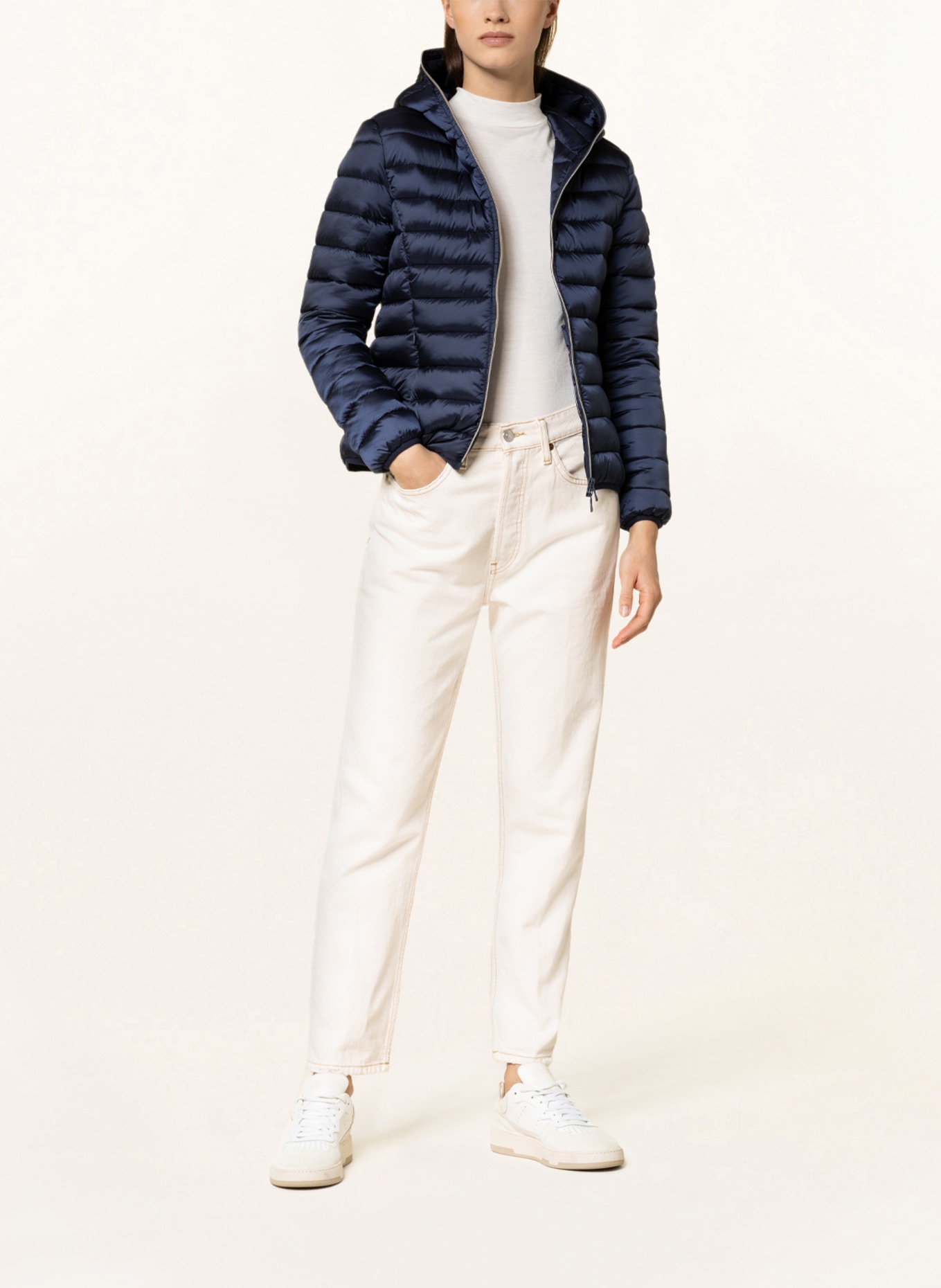 SAVE THE DUCK Quilted jacket IRIS ALEXIS, Color: BLUE (Image 2)