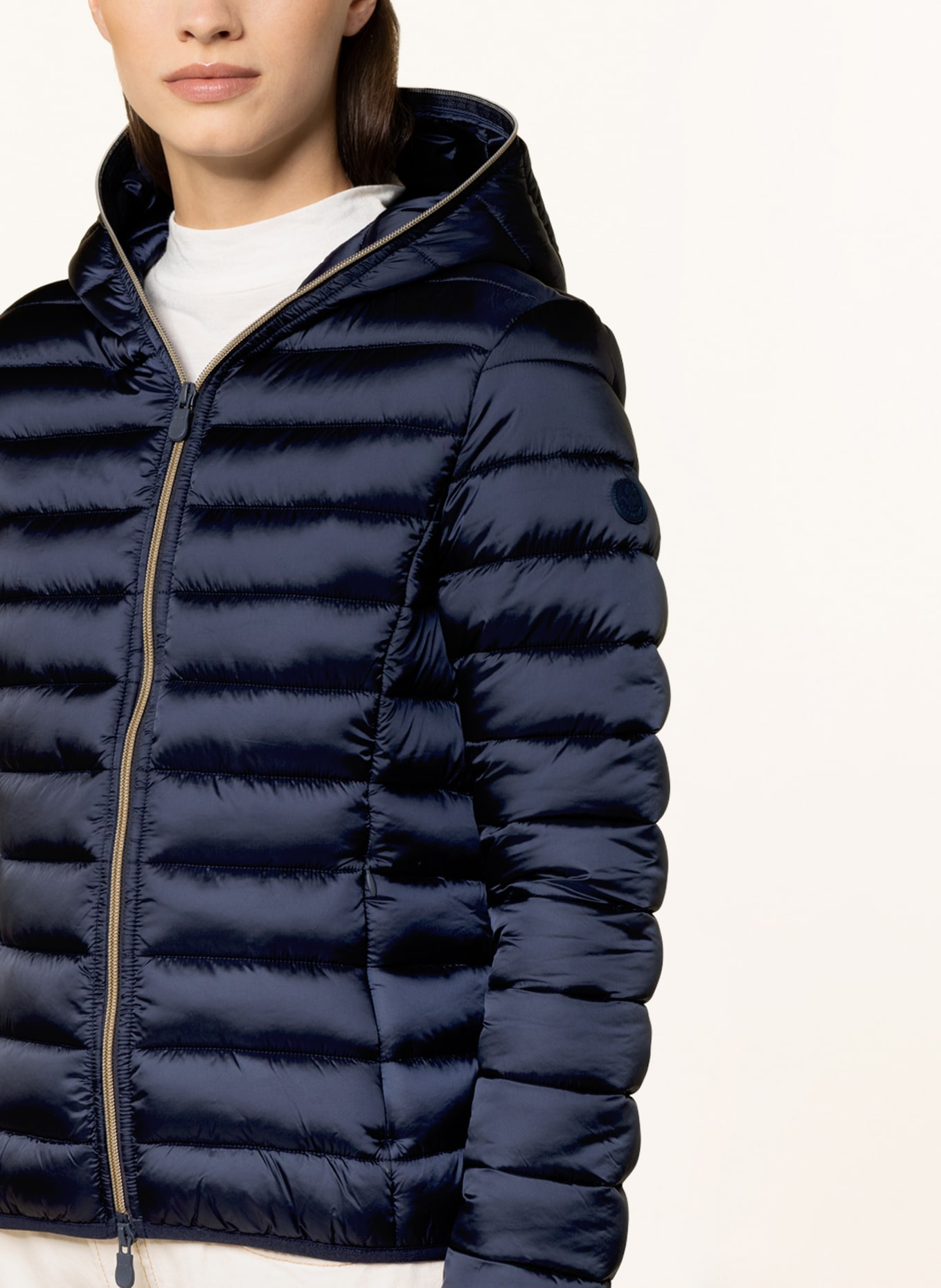 SAVE THE DUCK Quilted jacket IRIS ALEXIS, Color: BLUE (Image 5)