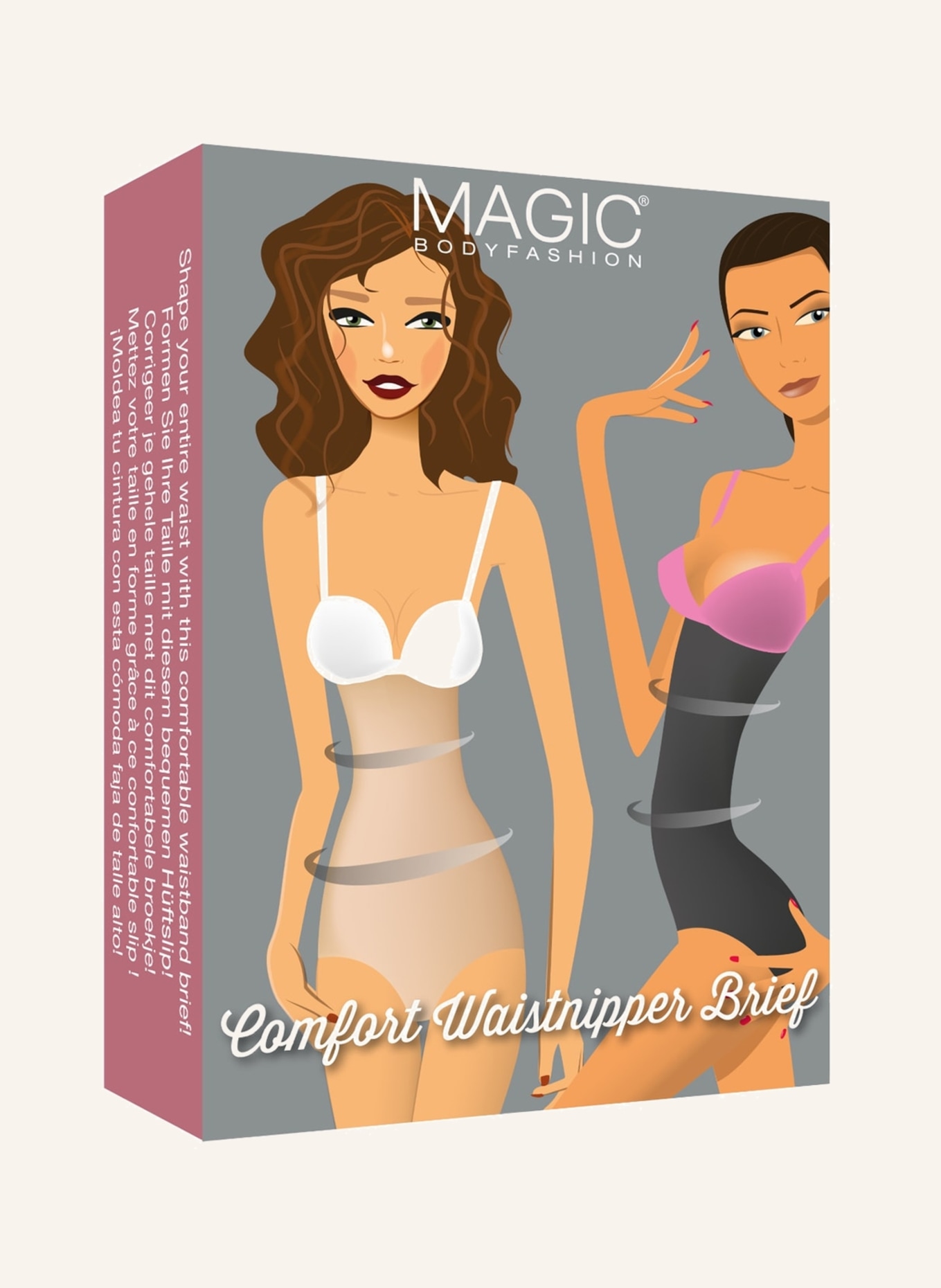 MAGIC Bodyfashion Shape-Slip COMFORT WAISTNIPPER mit Push-up-Effekt, Farbe: SCHWARZ (Bild 4)