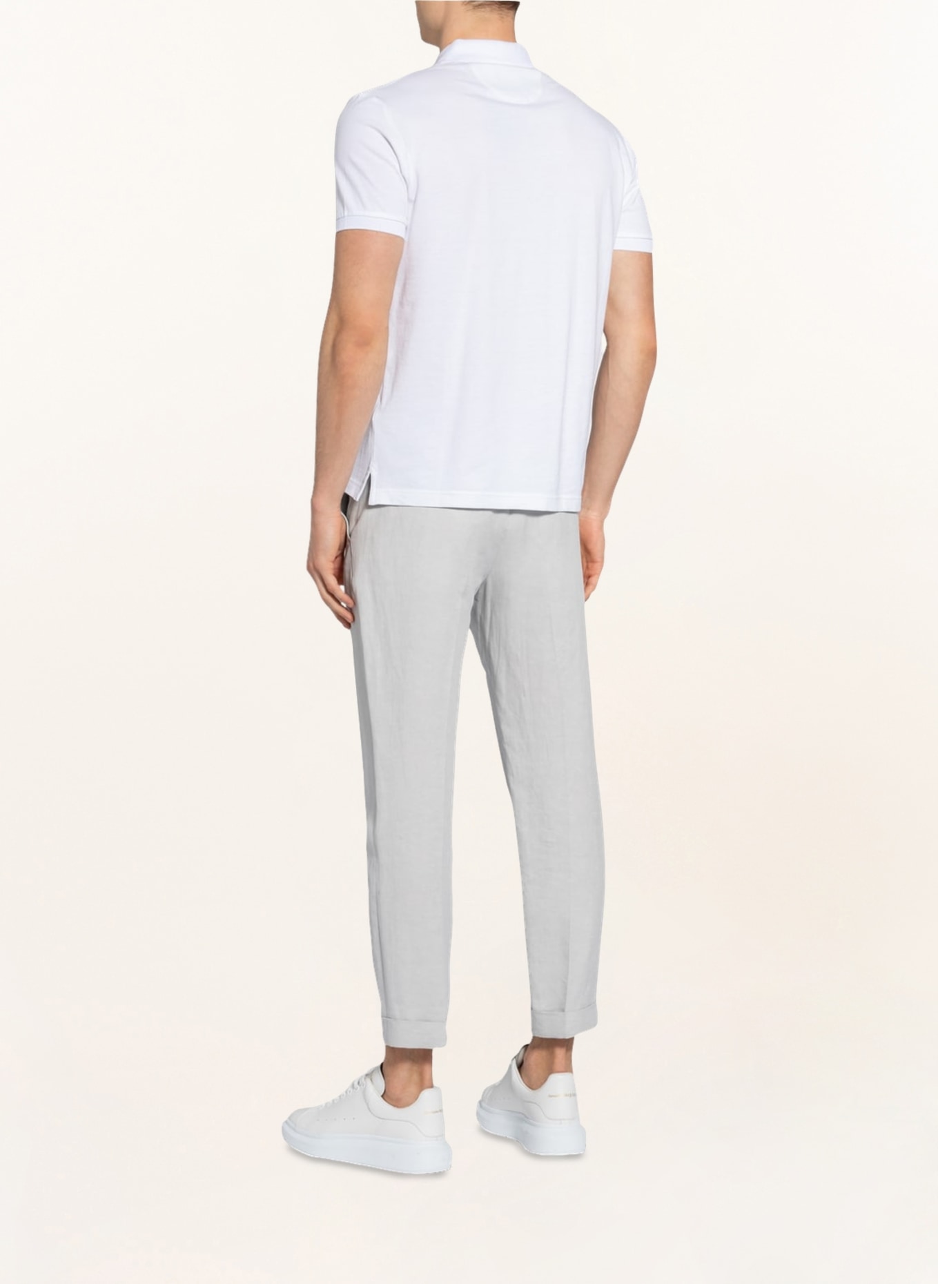HACKETT LONDON Piqué polo shirt slim fit, Color: WHITE (Image 3)