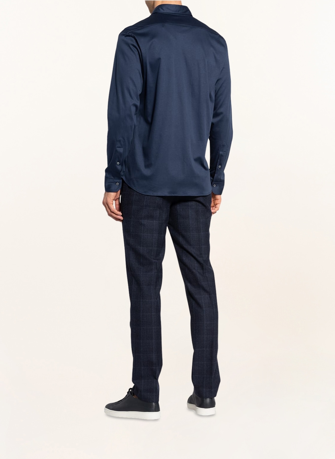 van Laack Jersey shirt PER Tailor Fit, Color: BLUE (Image 3)
