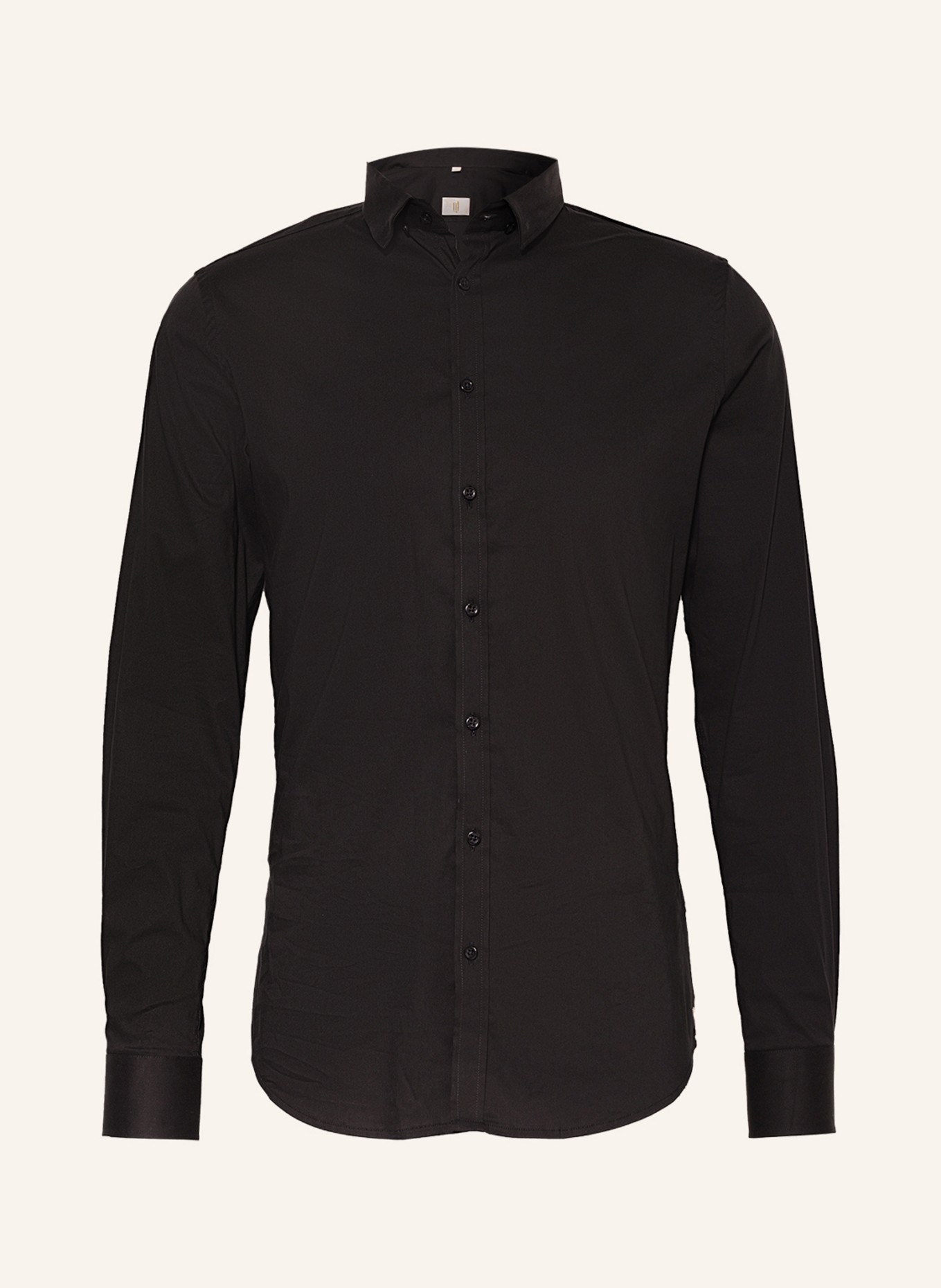 Q1 Manufaktur Hemd SANDRO Extra Slim Fit: SCHWARZ