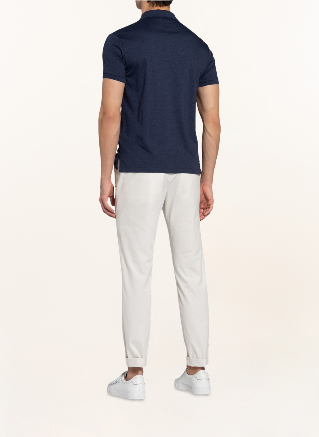 POLO RALPH LAUREN Jersey-Poloshirt Custom Slim Fit, Farbe: DUNKELBLAU (Bild 3)