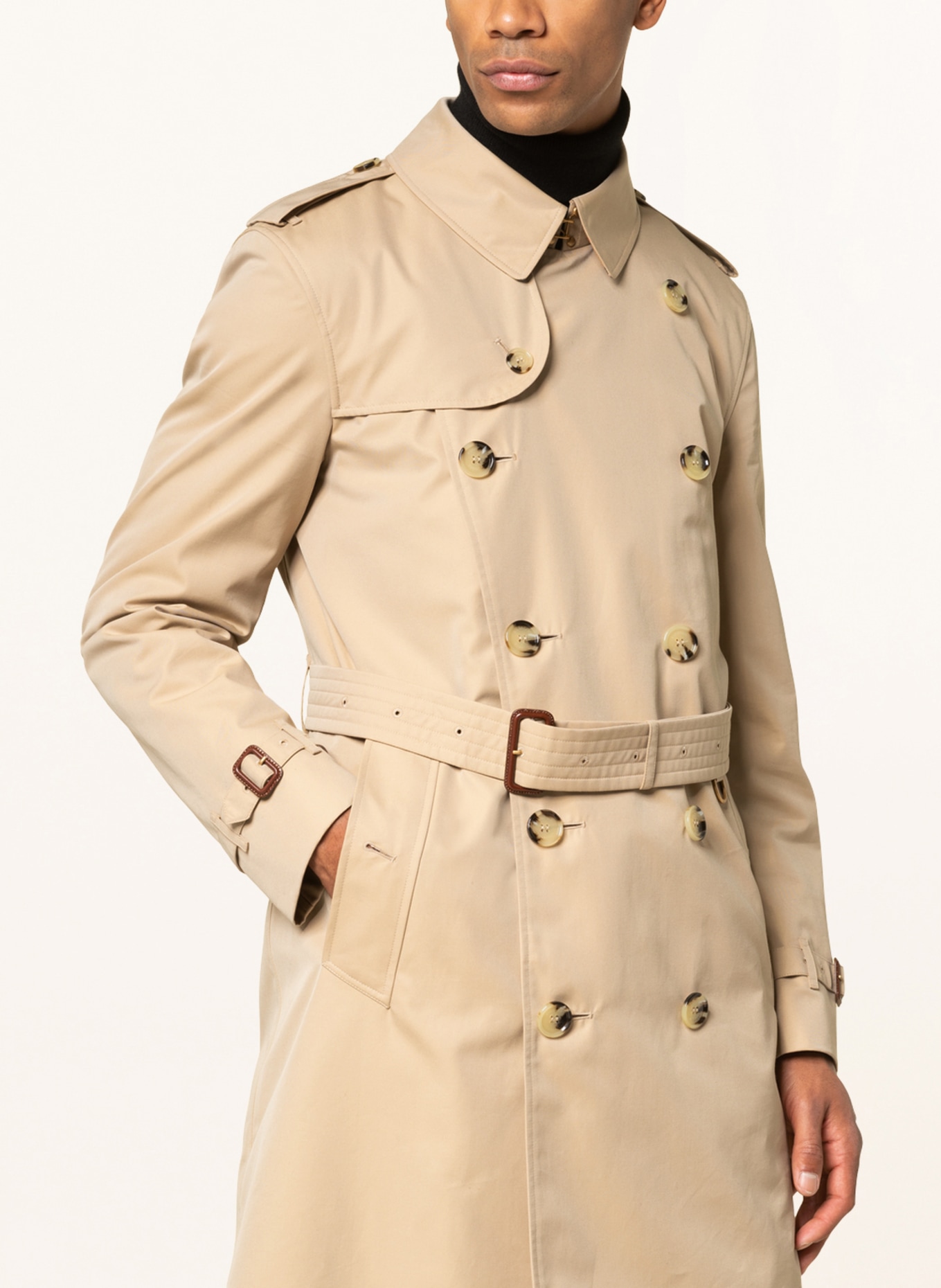 BURBERRY Trench coat KENSINGTON, Color: BEIGE (Image 4)