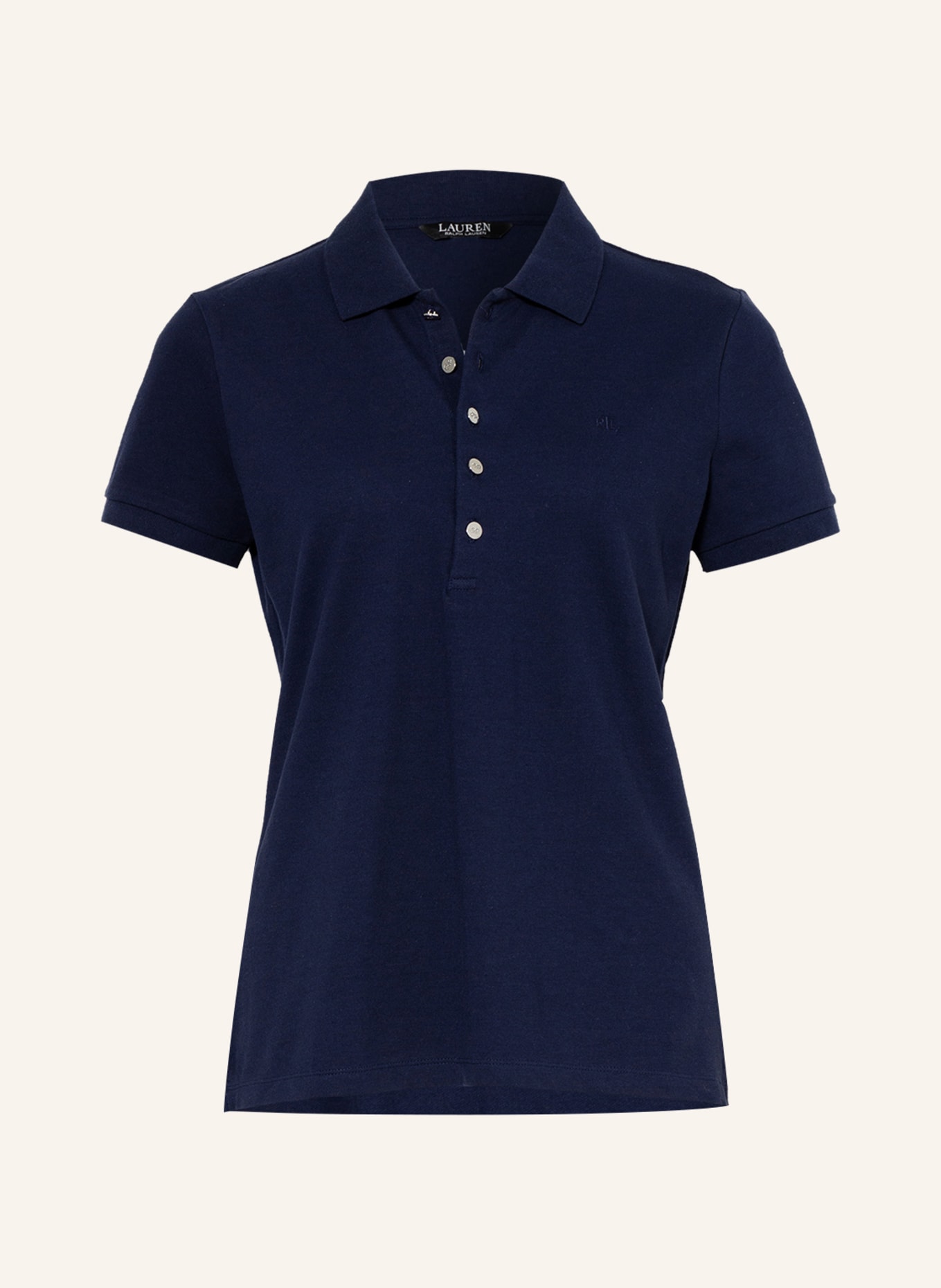 LAUREN RALPH LAUREN Piqué polo shirt ATHLEISURE, Color: DARK BLUE (Image 1)