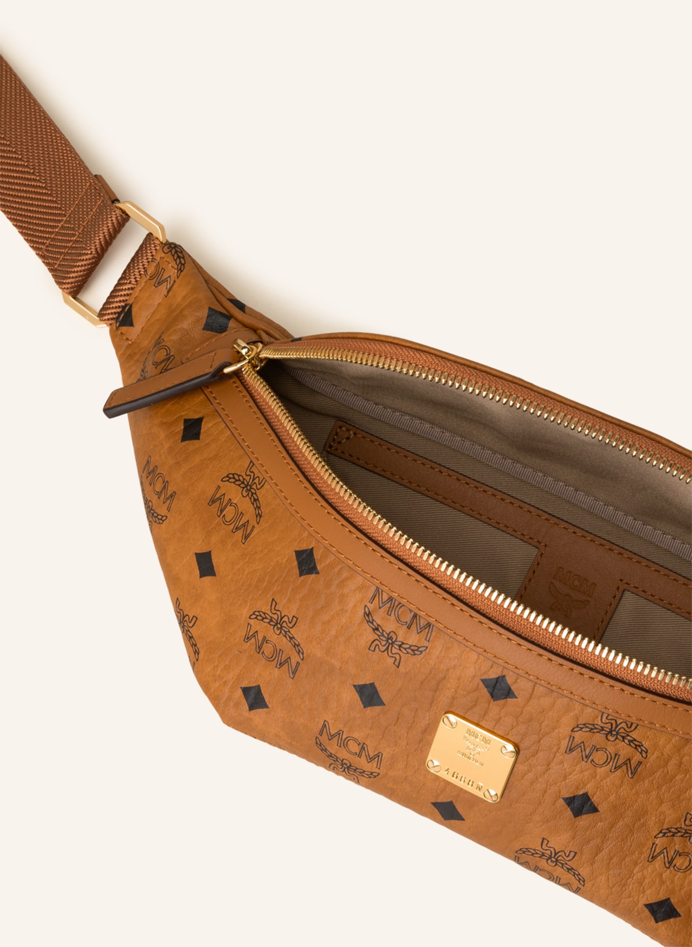 MCM Gürteltasche FURSTEN: COGNAC/ SCHWARZ