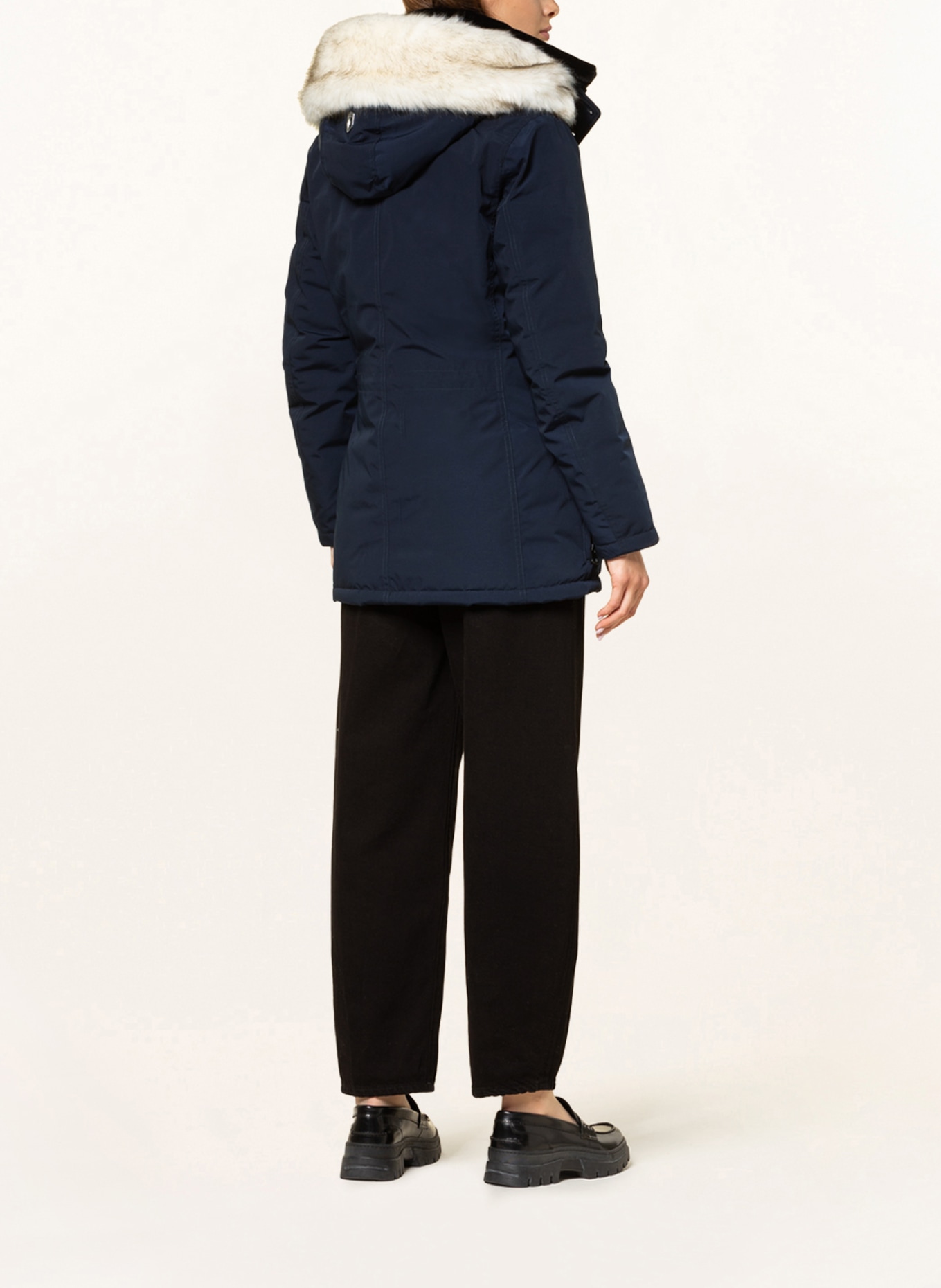 WELLENSTEYN Jacke ENTERPRISE mit abnehmbarem Kunstfell: DUNKELBLAU
