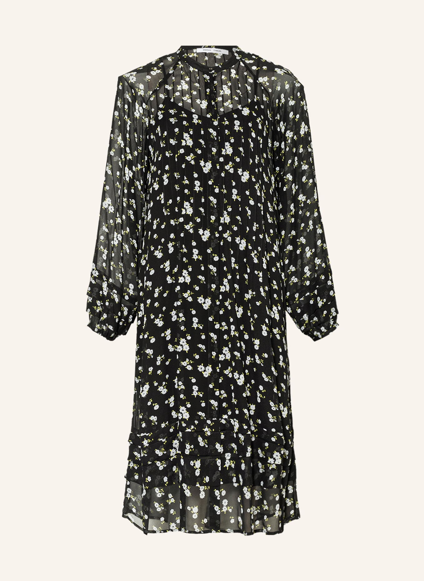 SAMSØE  SAMSØE Dress ELMA, Color: BLACK/ WHITE (Image 1)
