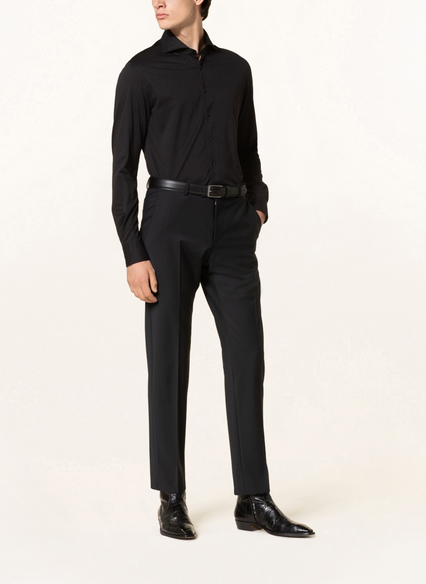 PROFUOMO Shirt slim fit, Color: BLACK (Image 2)
