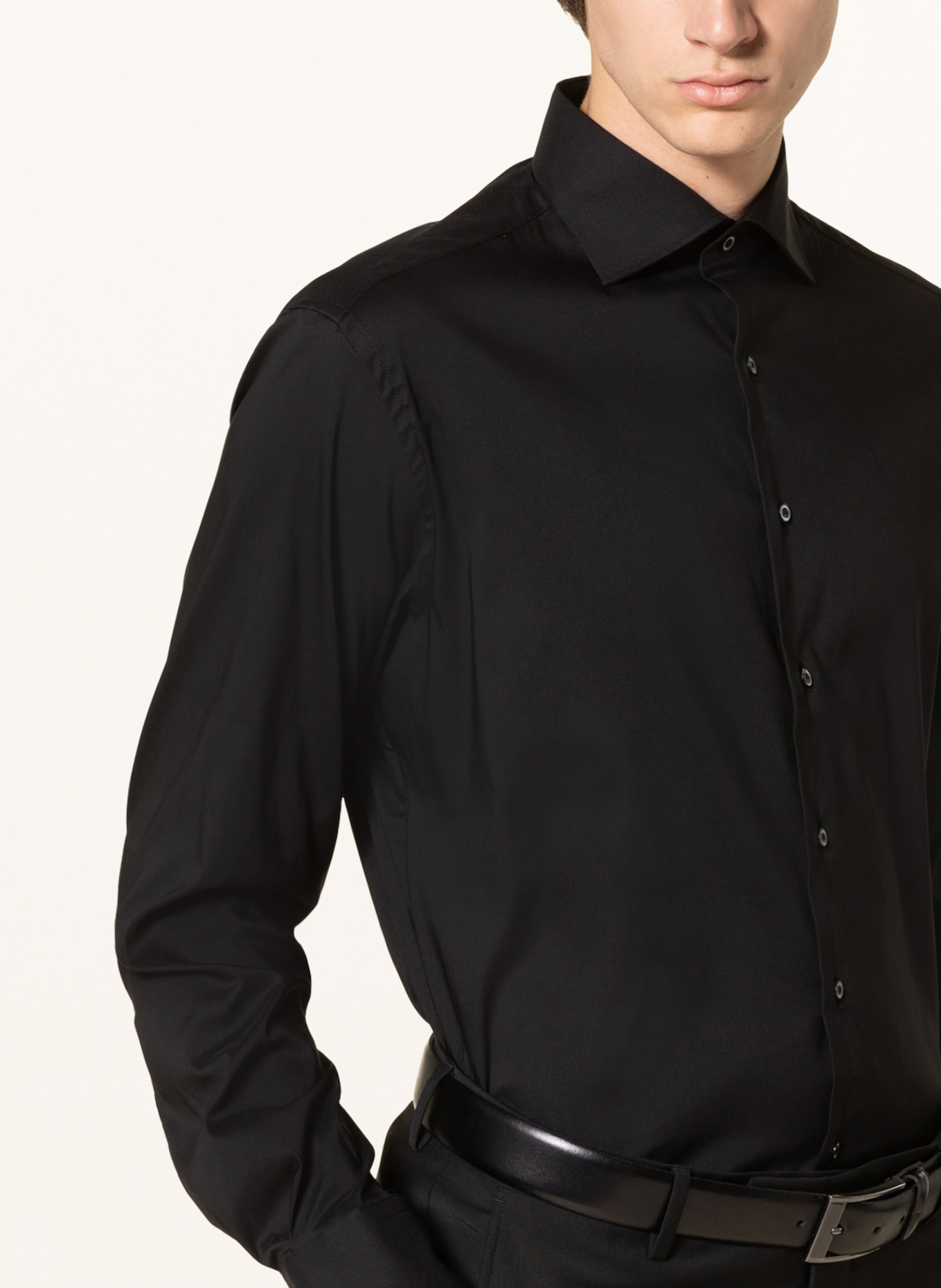 ETERNA Shirt modern fit, Color: BLACK (Image 4)