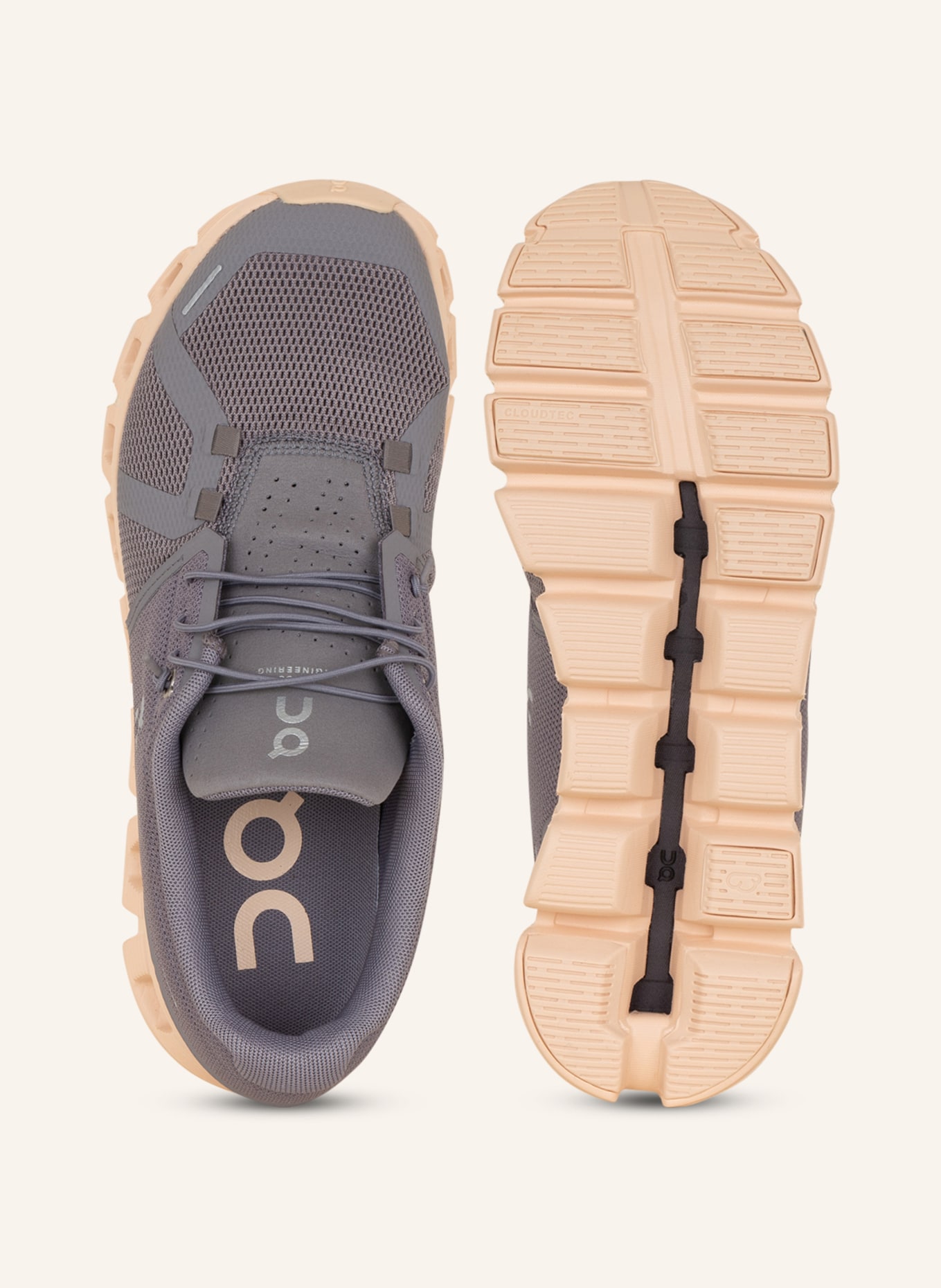 On Sneaker CLOUD 5.0, Farbe: GRAU (Bild 5)